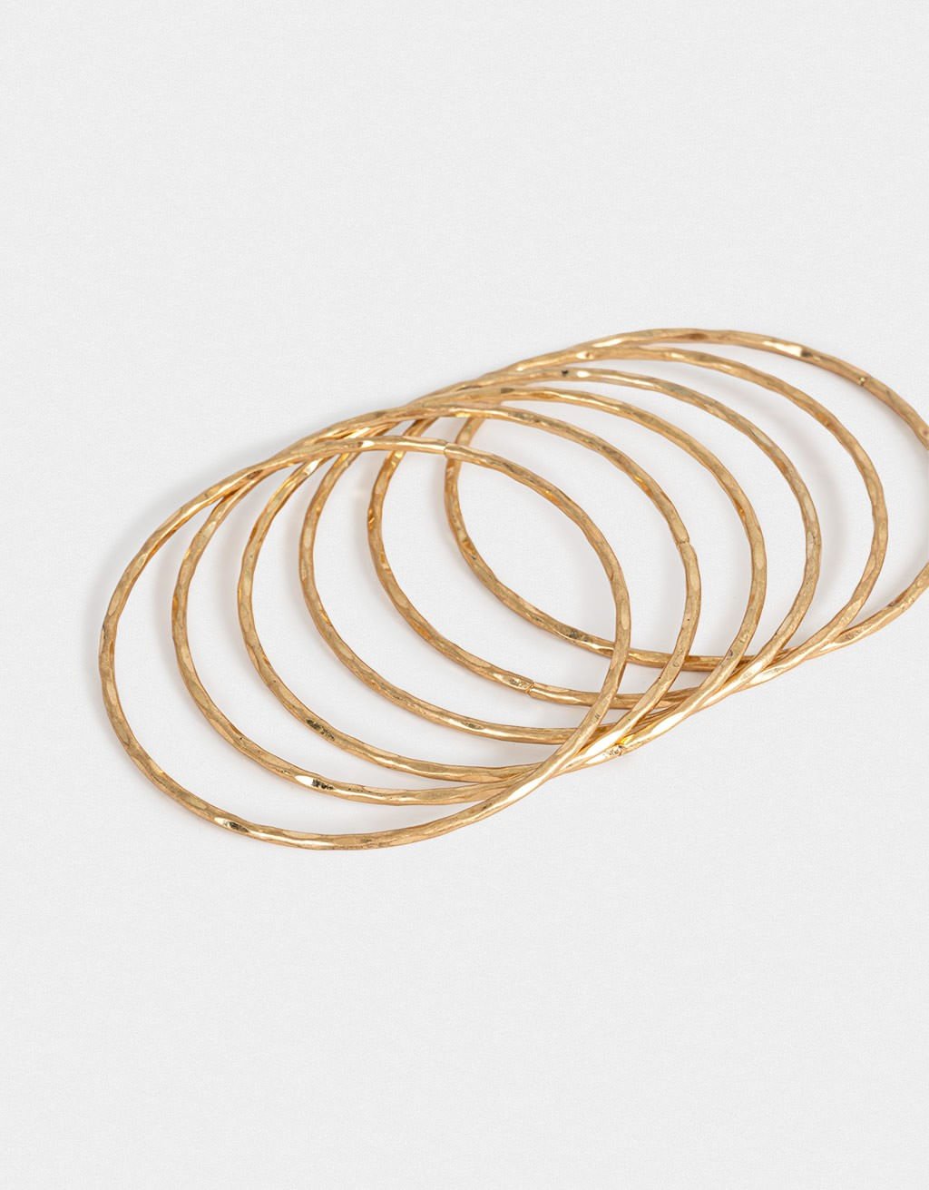 Kit 06 Pulseiras Rígidas Boho Dourado 2