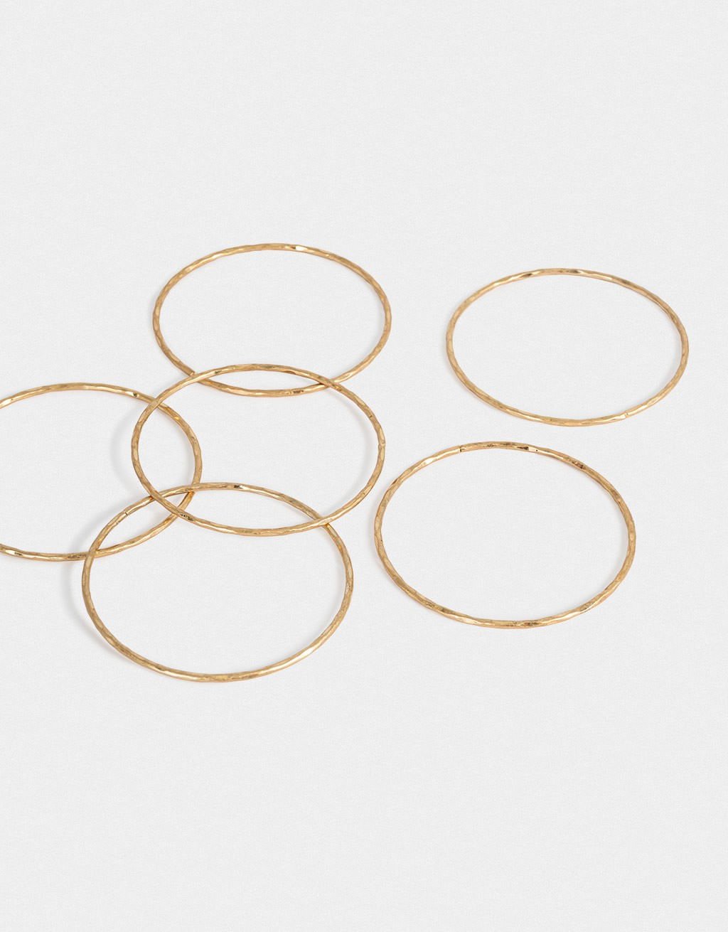 Kit 06 Pulseiras Rígidas Boho Dourado 3