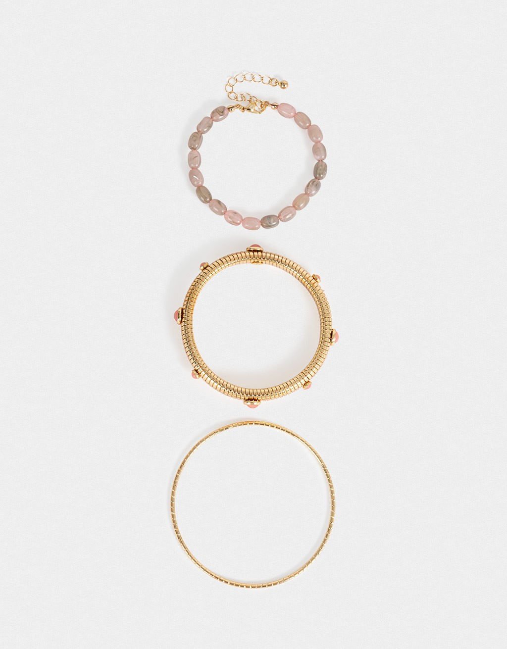 Kit 03 Pulseiras Rígidas Boho