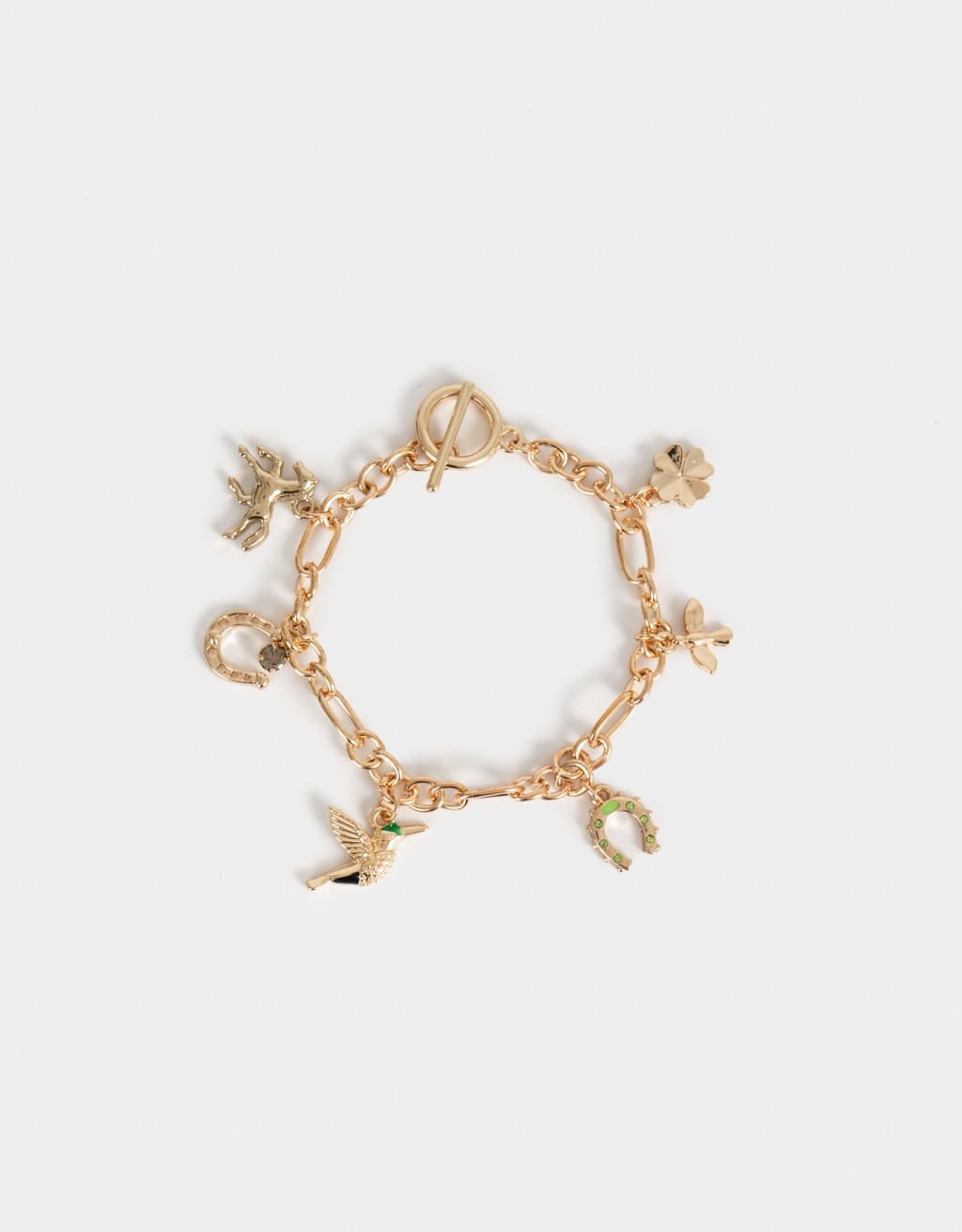Pulseira Flexível Multicharms Boho