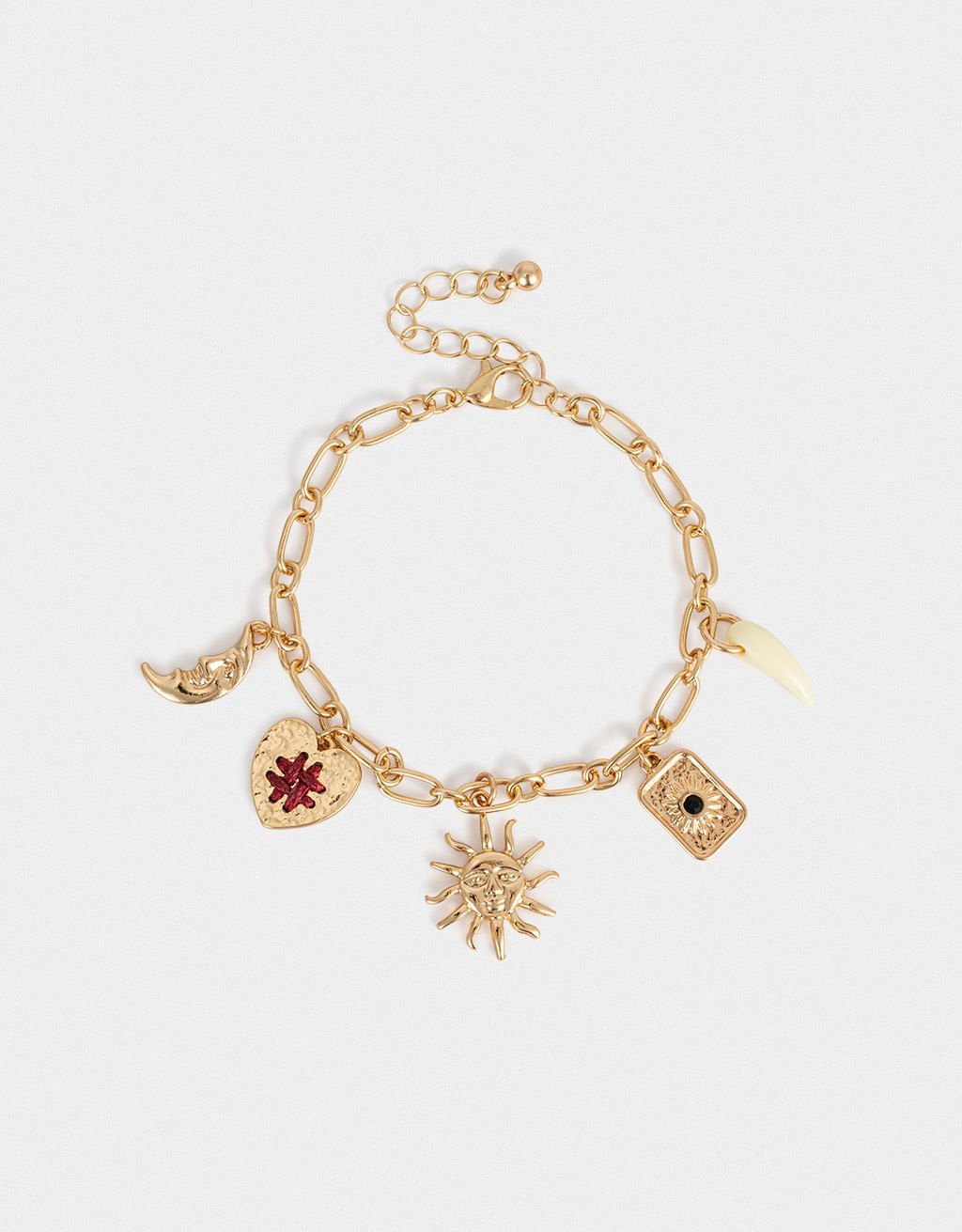 Pulseira Flexível Charms Boho