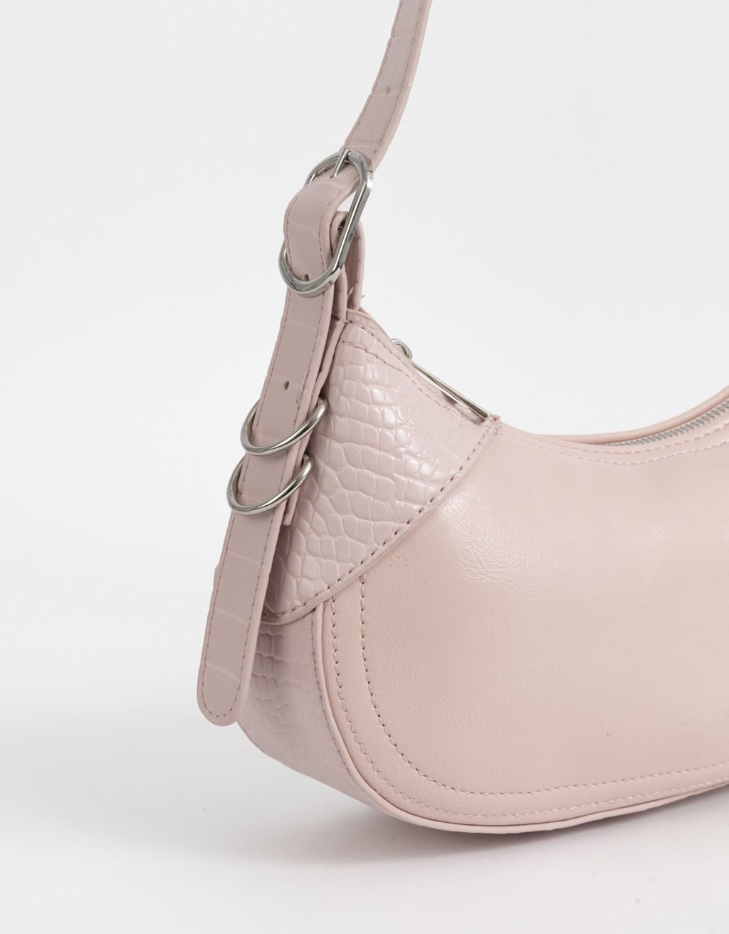 Bolsa Crossbody Corino Croco Noche Bege 2