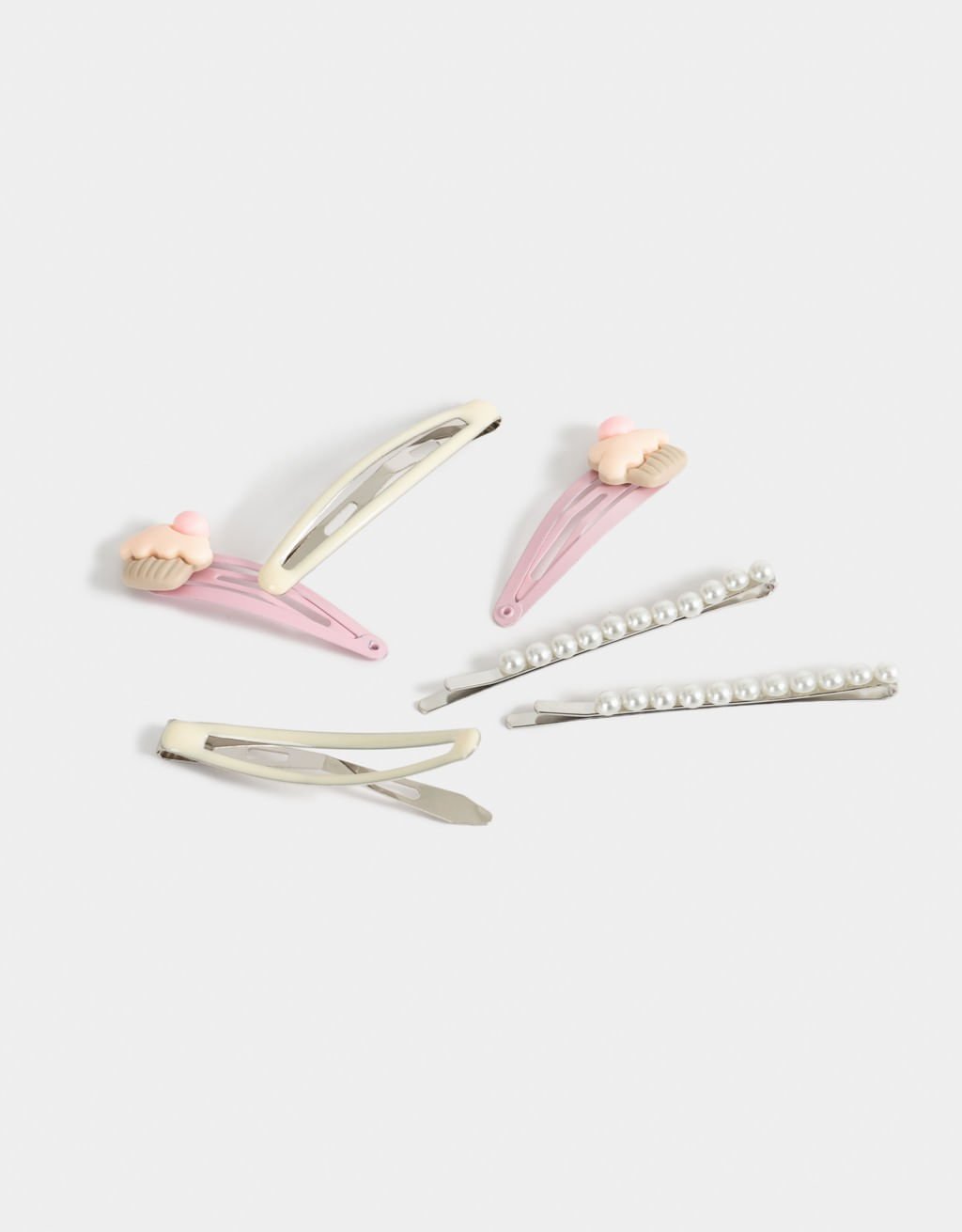 Kit de Acessórios para Cabelo Infantil Fantasy Rosa/Bege 2