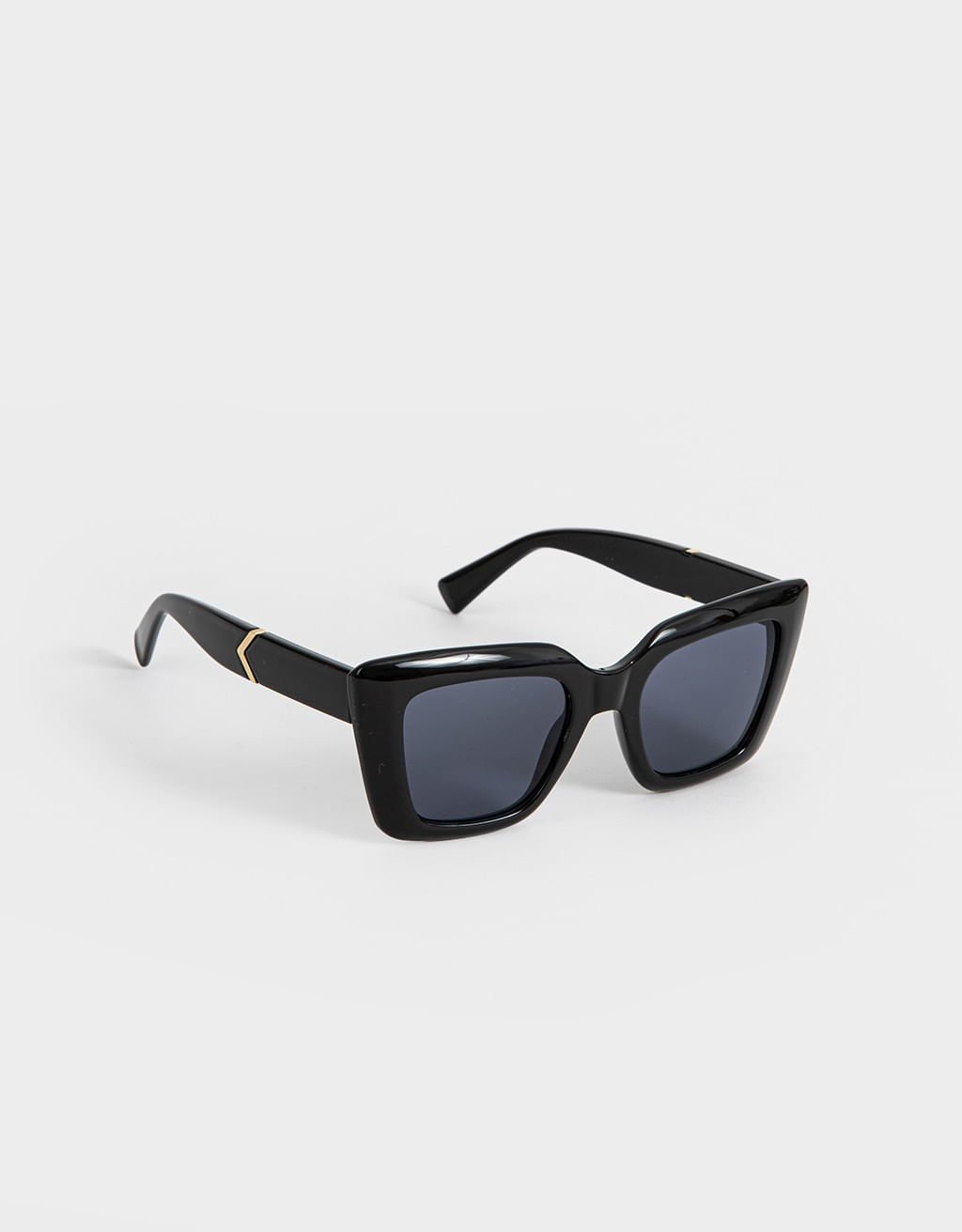 Óculos Maxi Gatinho Retrô Preto 2