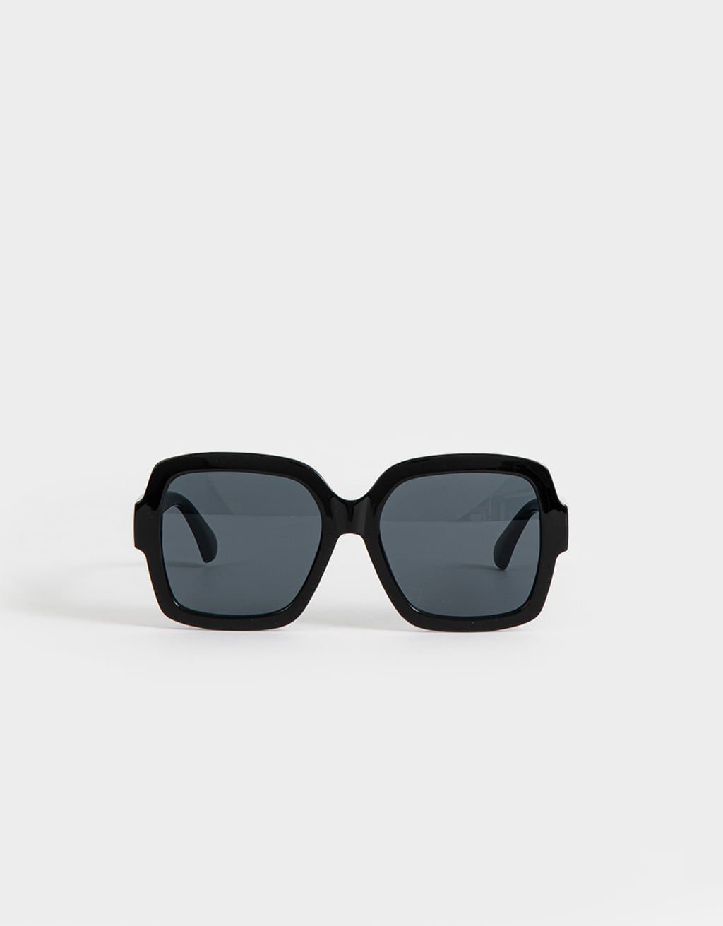 Óculos Quadrado Maxi Retrô Preto 3