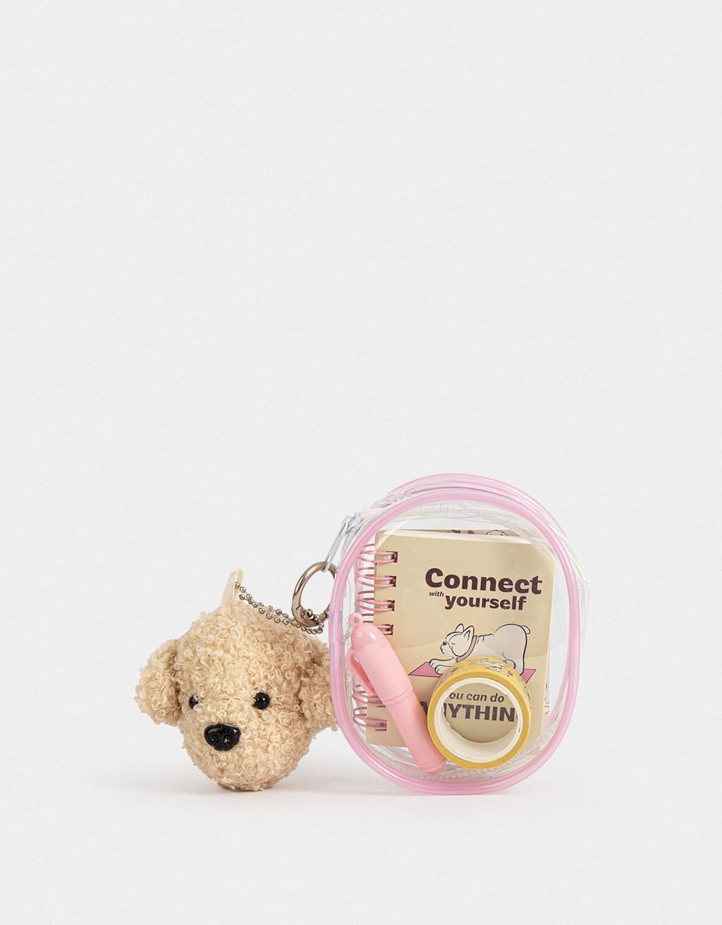Kit Papelaria Mini Pouch Com Charm Gym Club