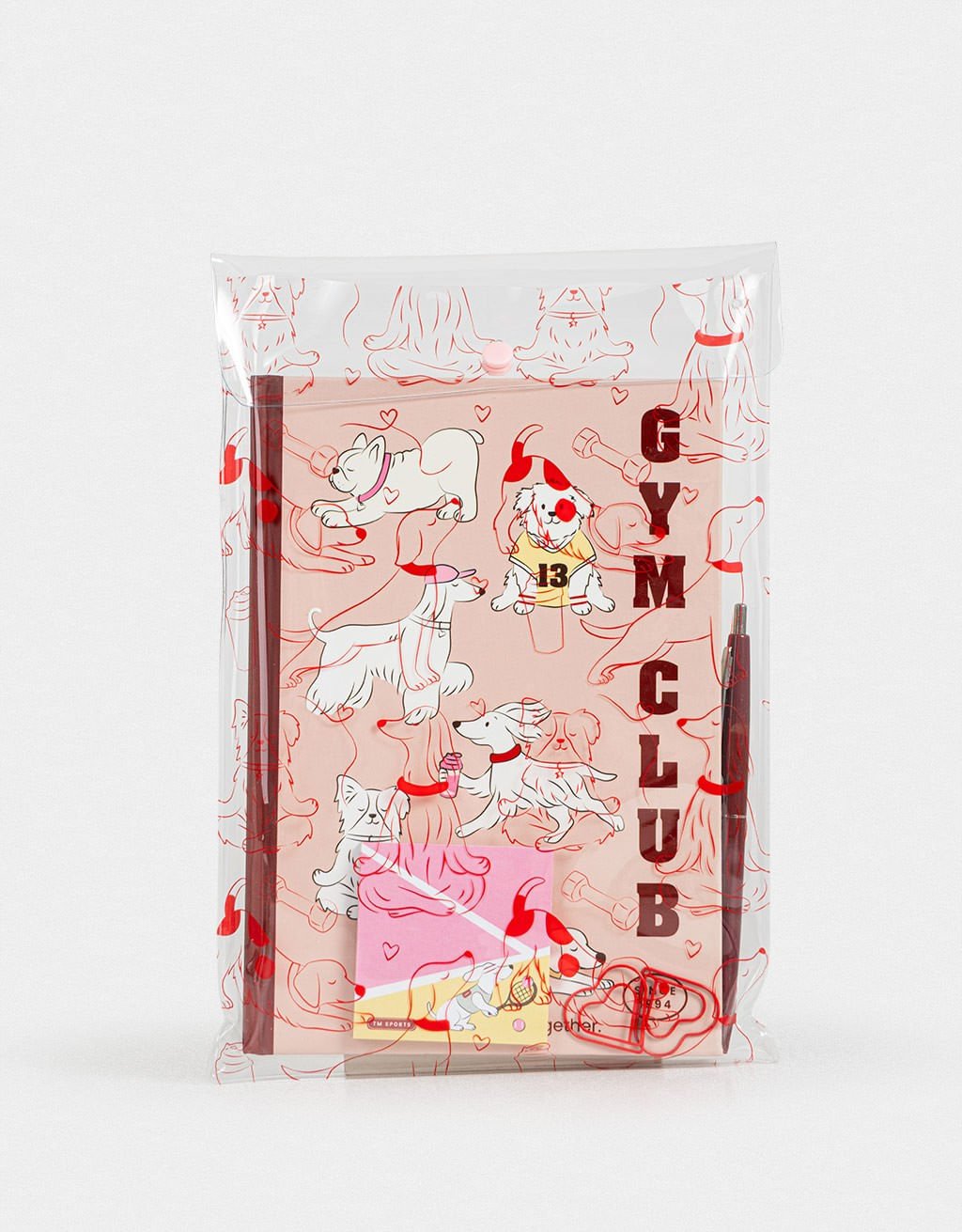 Kit Papelaria Estampado Gym Club