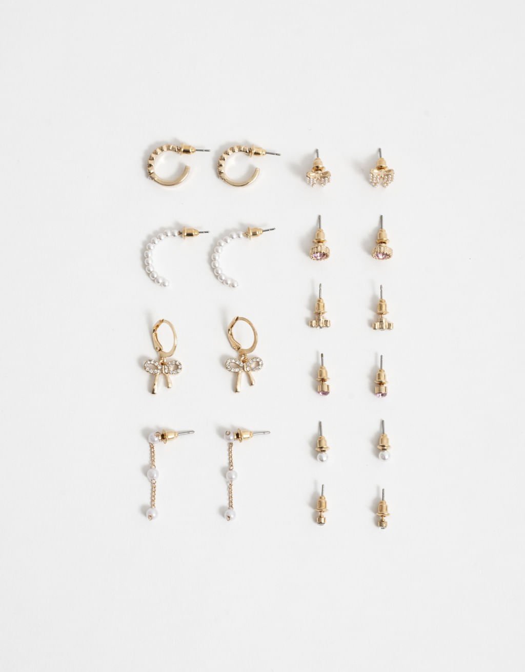 Kit 10 Pares De Brincos Romantico