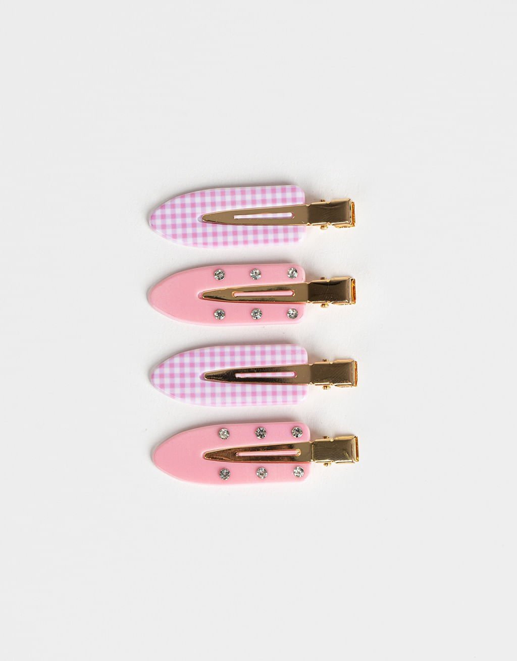 Kit 04 Presilhas de Cabelo Picnic