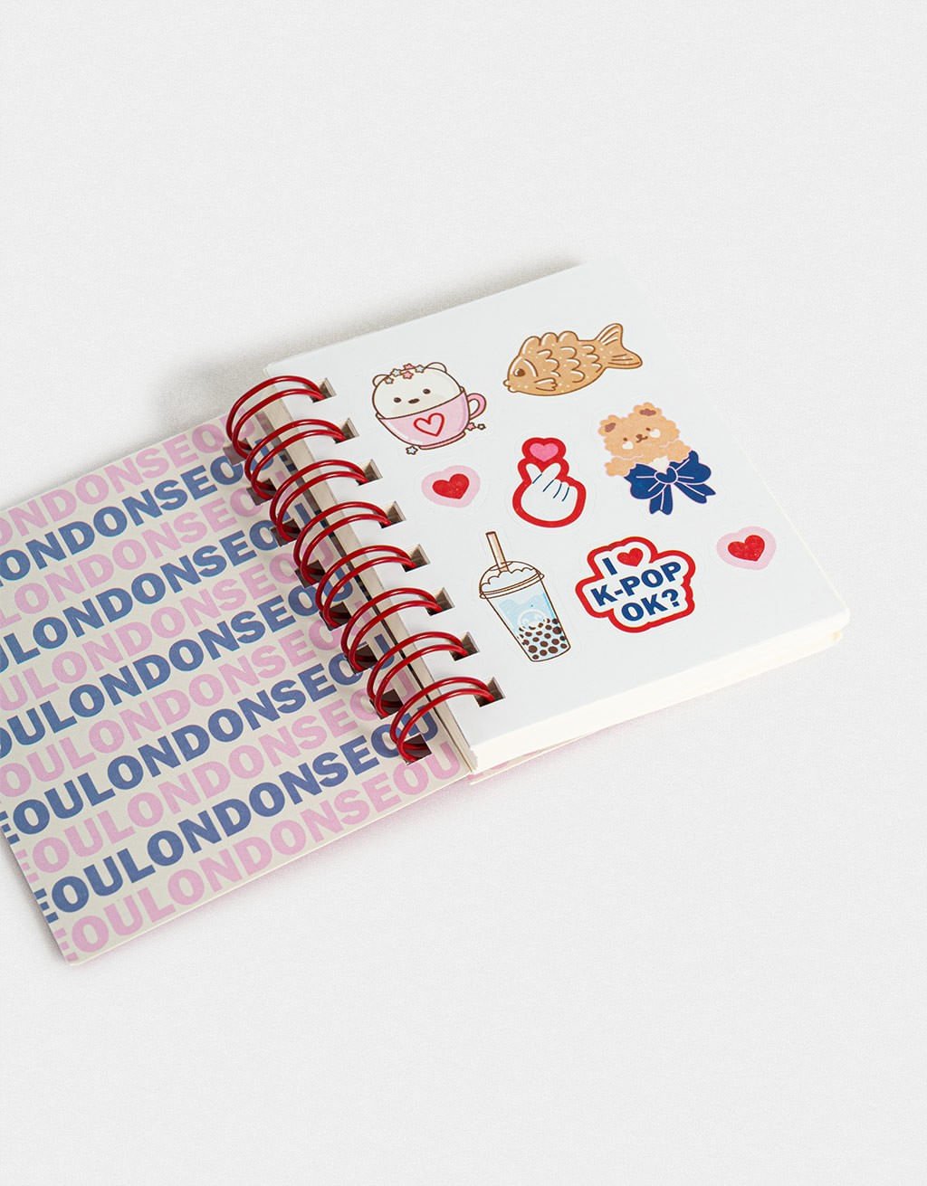 Kit Papelaria Mini Pouch K-Pop Brit Korean Vibes Rosa 5