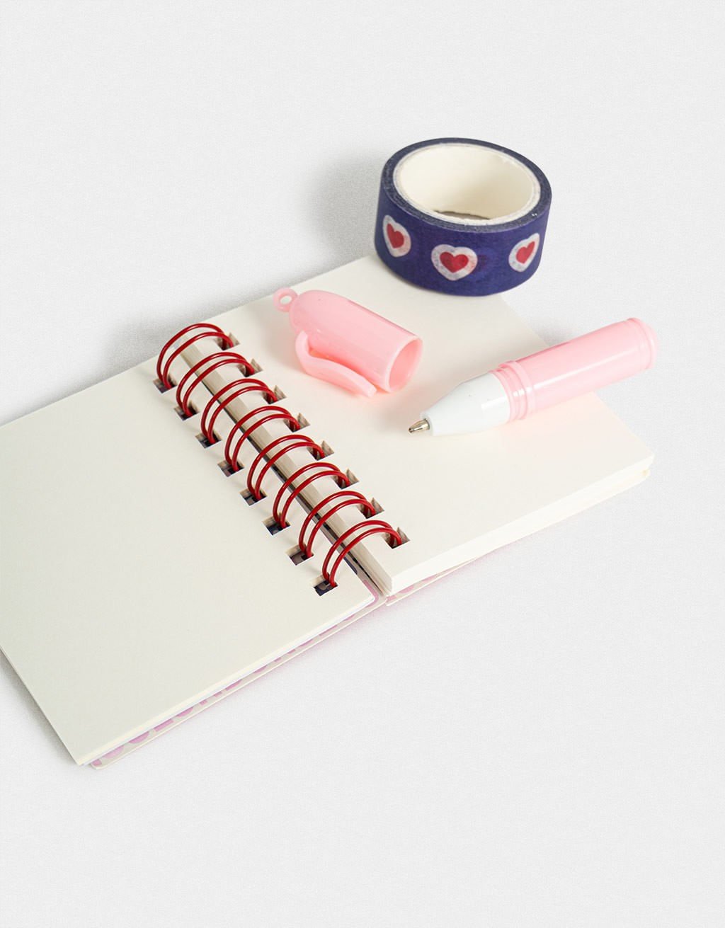 Kit Papelaria Mini Pouch K-Pop Brit Korean Vibes Rosa 7