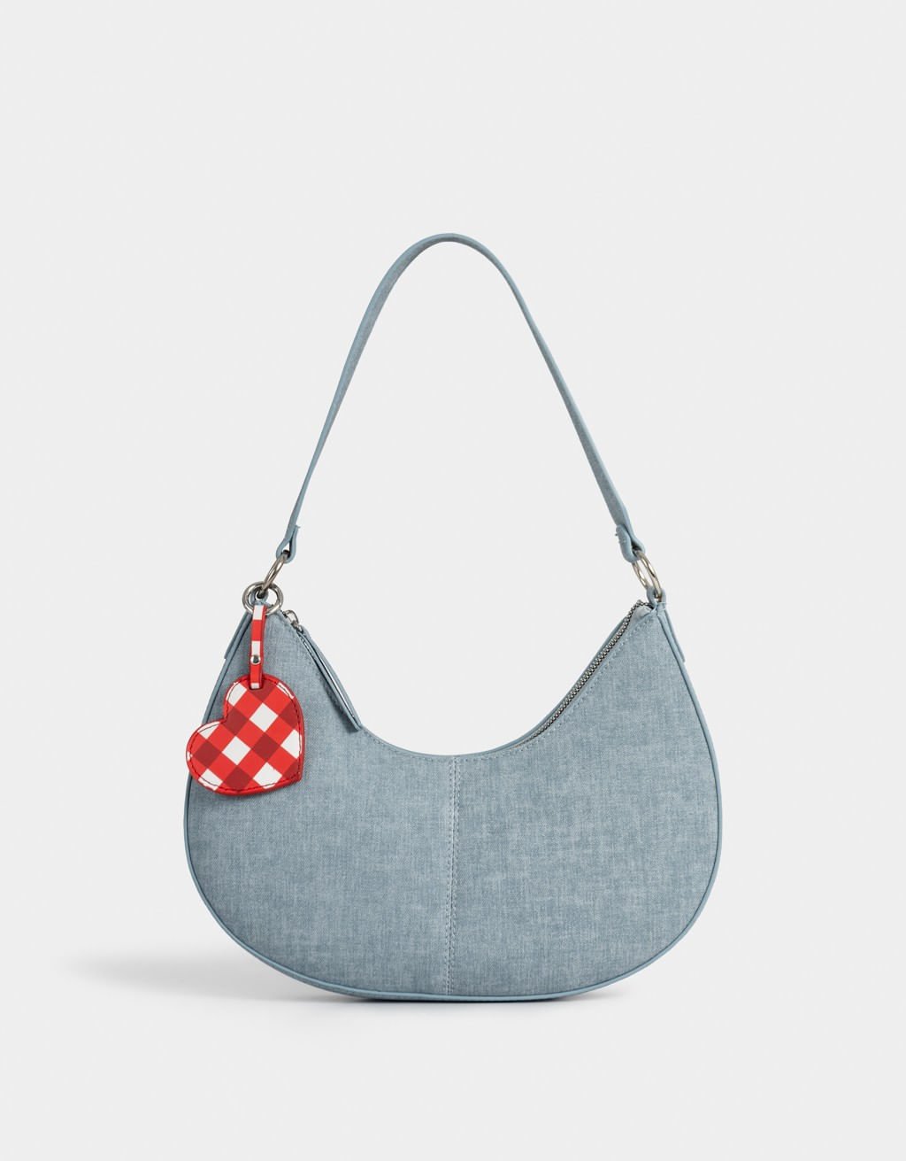Bolsa Crossbody Baguete Jeans Fresh Market