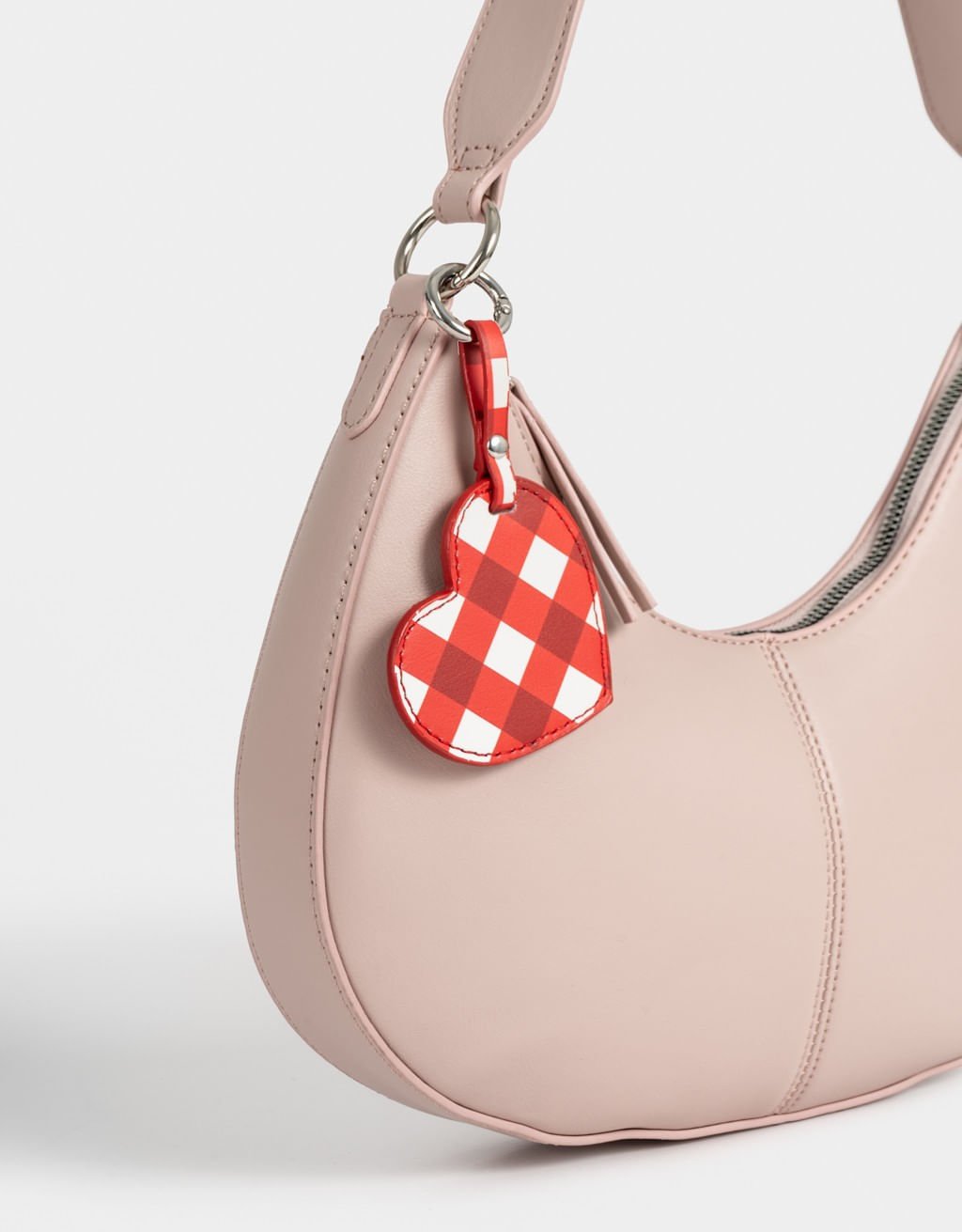 Bolsa Crossbody Baguete Corino Fresh Market Rosa 2