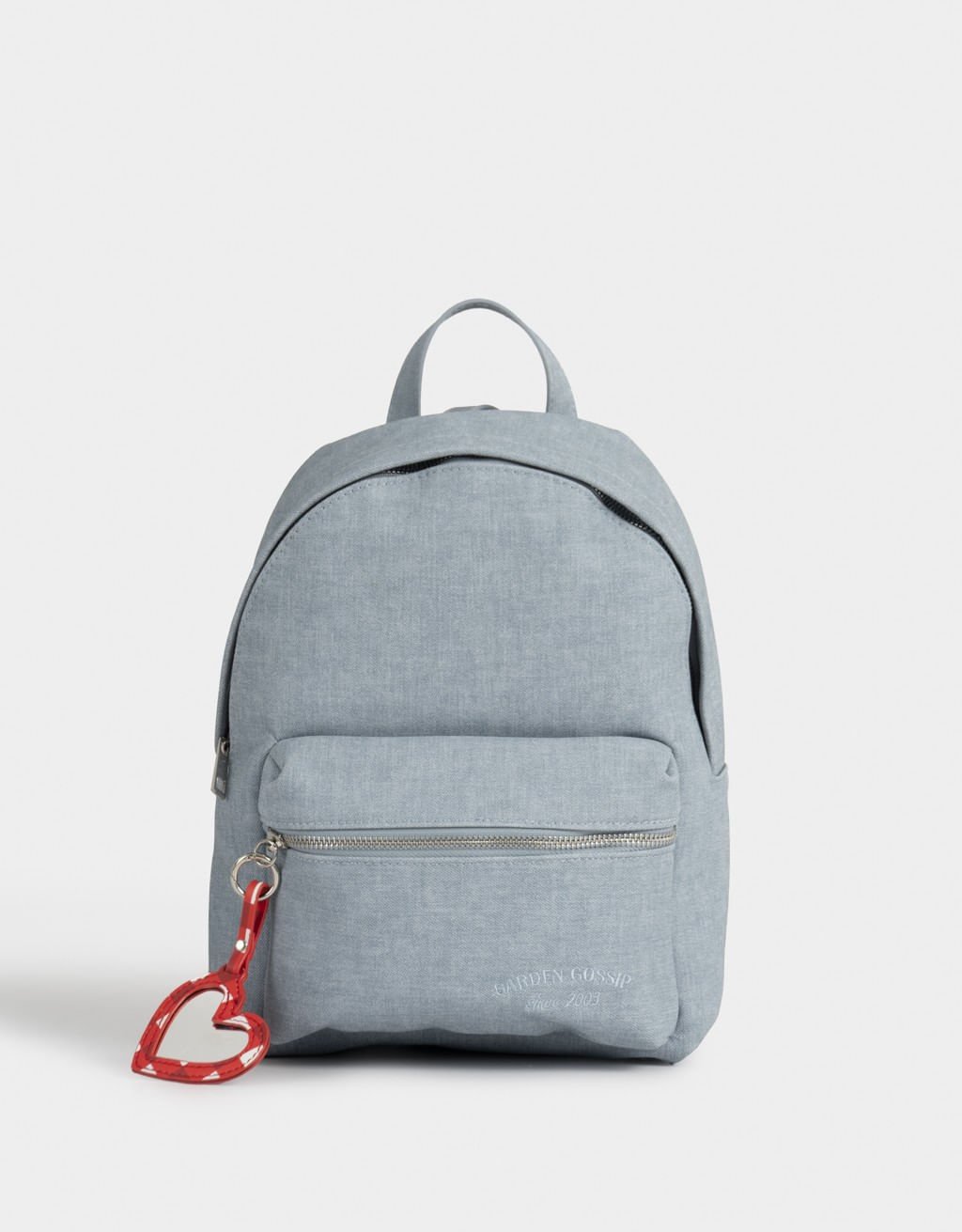 Mochila Bordada Jeans Fresh Market Azul 8