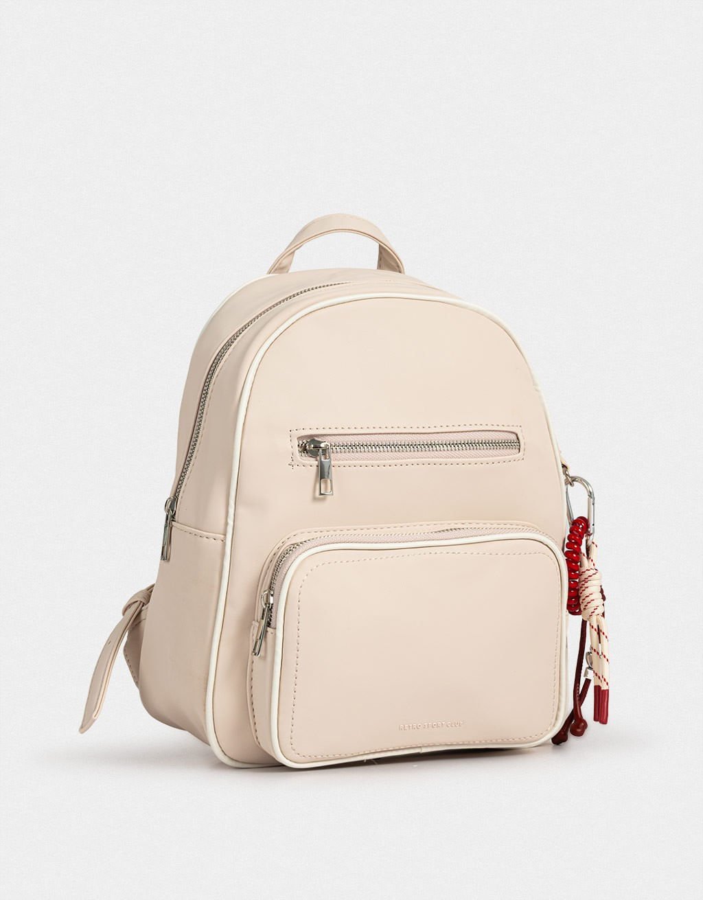Mochila Esportiva Corino Retrô Club Bege 2