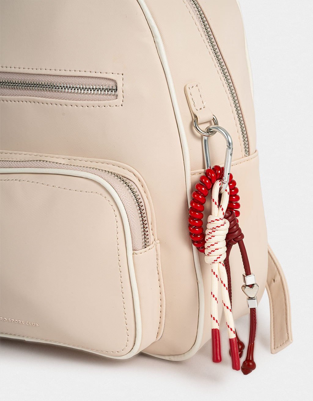 Mochila Esportiva Corino Retrô Club Bege 3