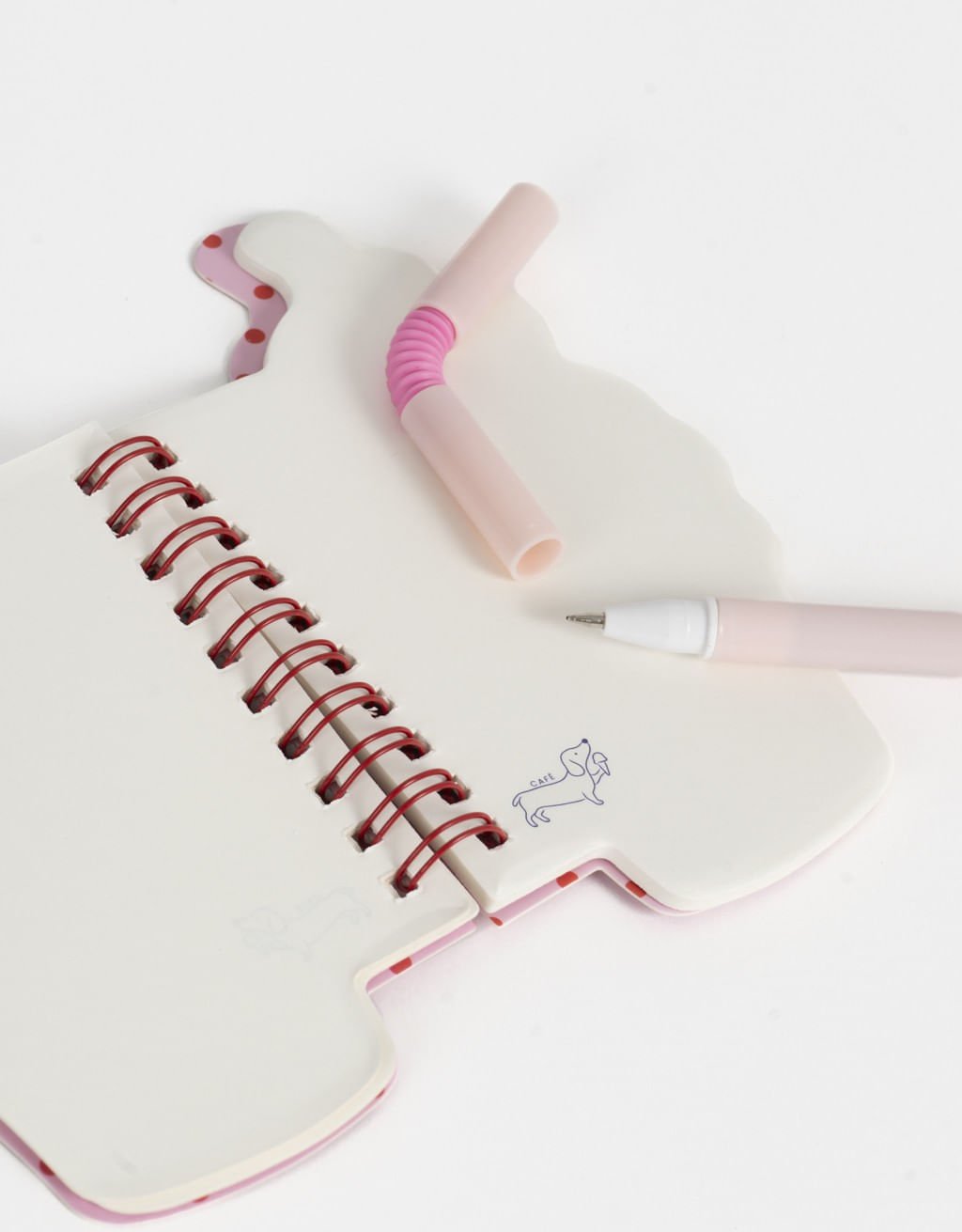 Bloco de Notas Espiral Sorvete Gelato Club Rosa 4