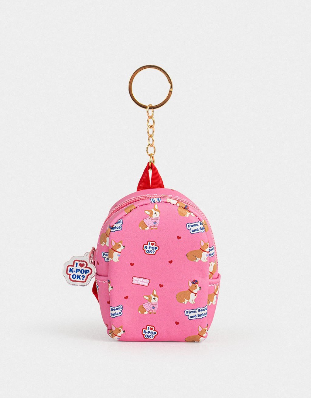Chaveiro Mini Mochila K-pop Brit Korean Vibes