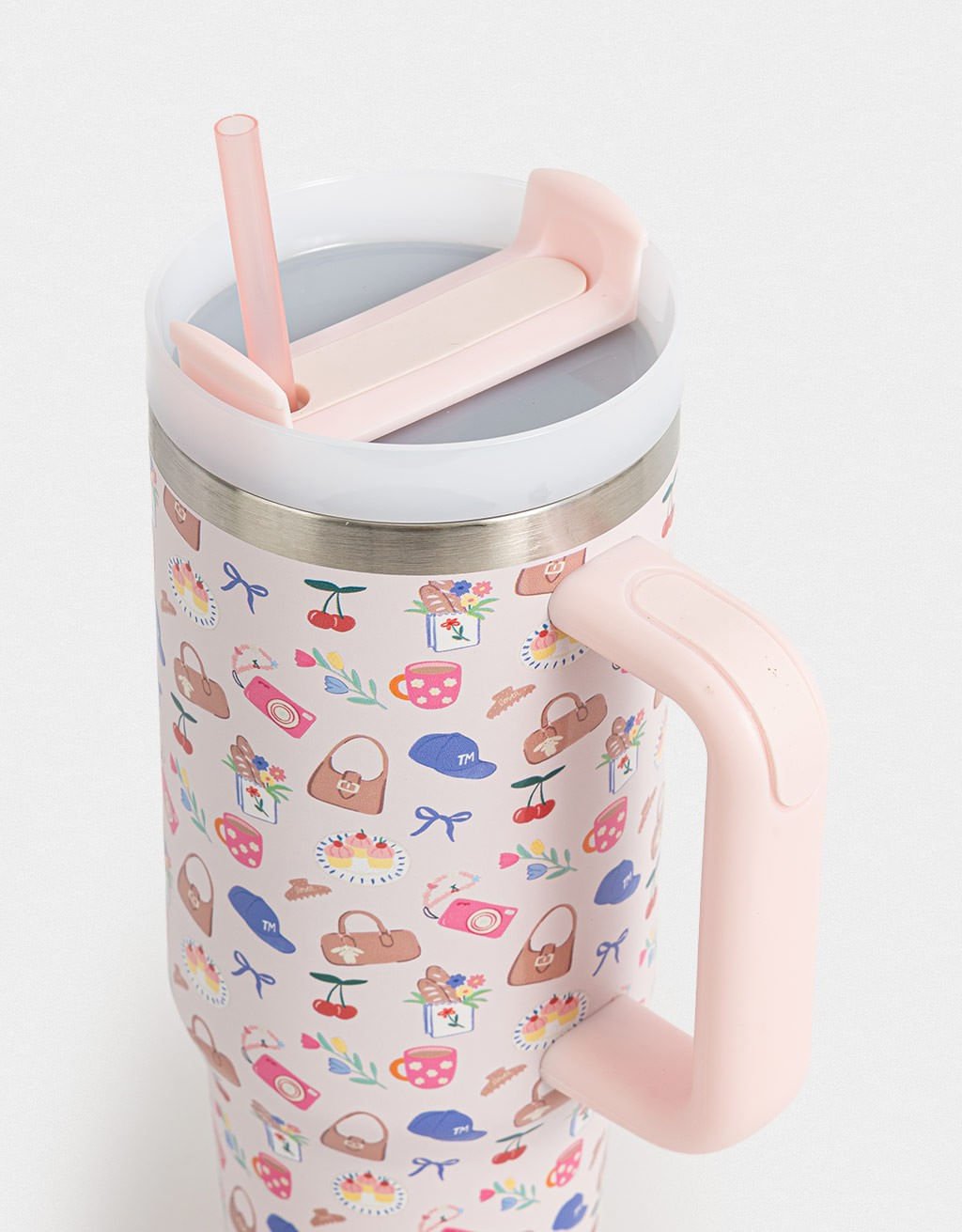 Copo Longo Térmico de Aço Sweeter With You Branco 3