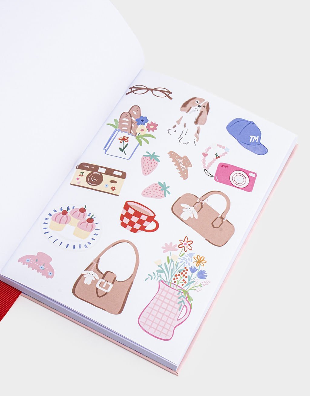 Caderno A5 Estampado Sweeter With You Rosa 3