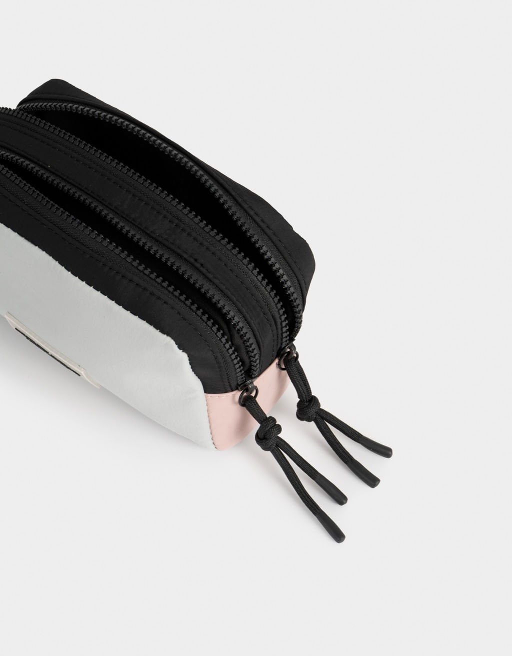 Necessaire Colorblock Cinza 2