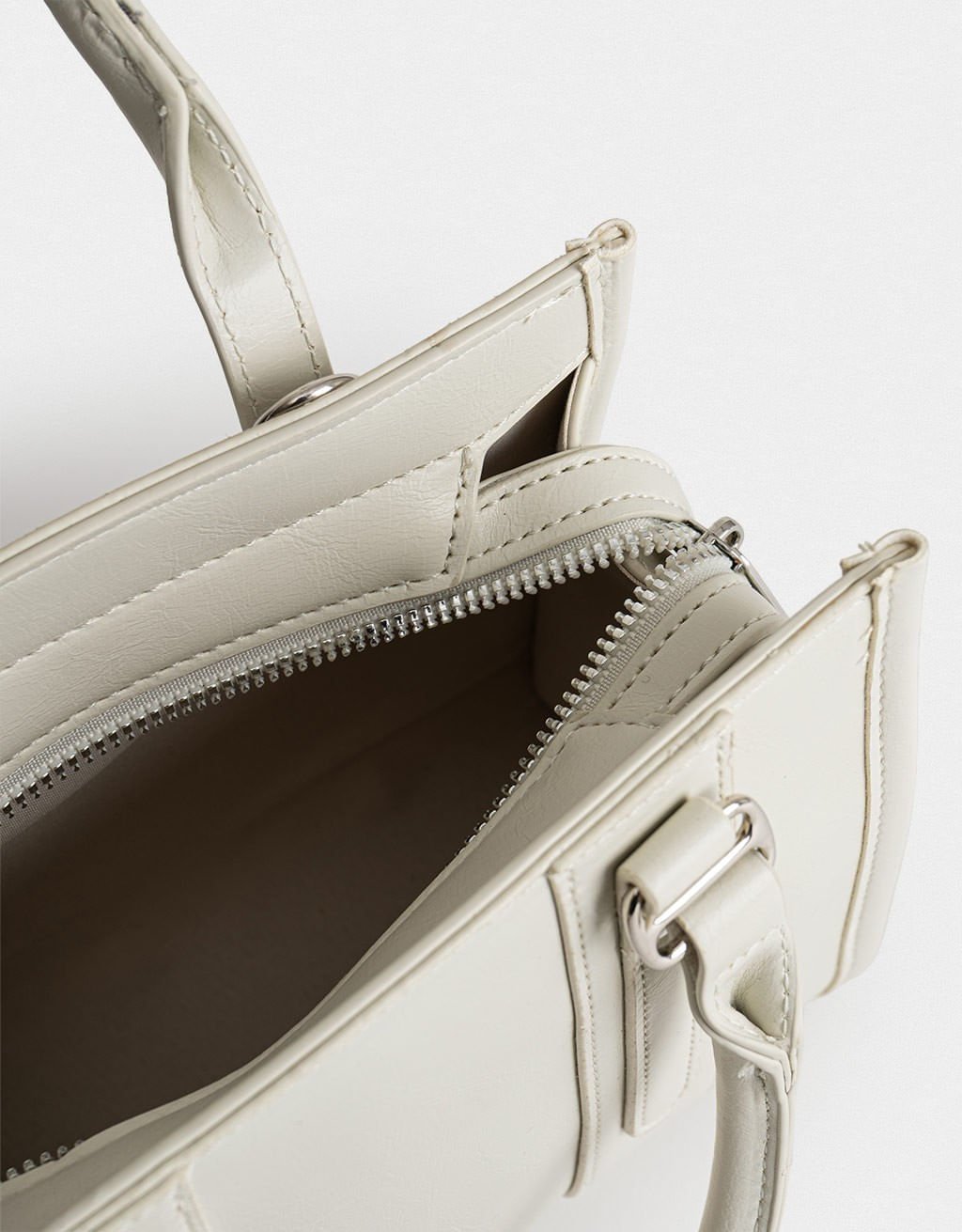 Bolsa City Corino Charms Hothouse Sunset Branco 5