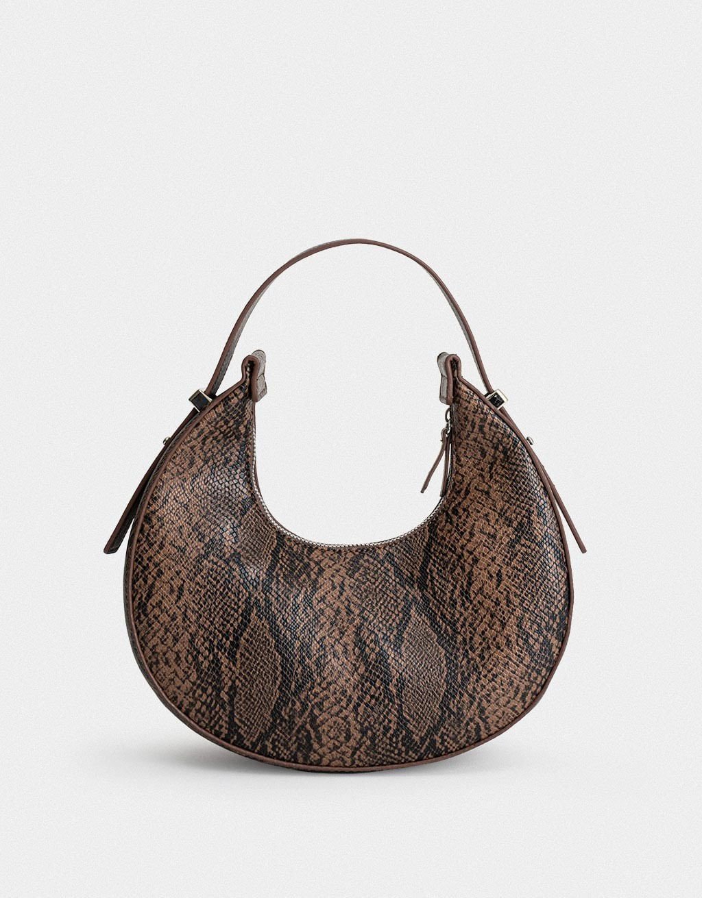 Bolsa Hobo Corino Animal Print Hothouse Sunset