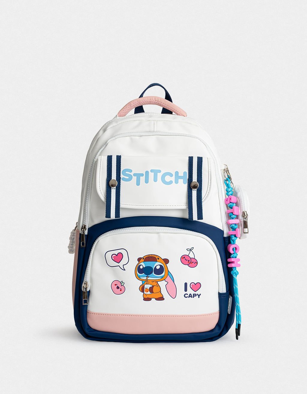 Mochila Corino Colorblock Stitch Capybara