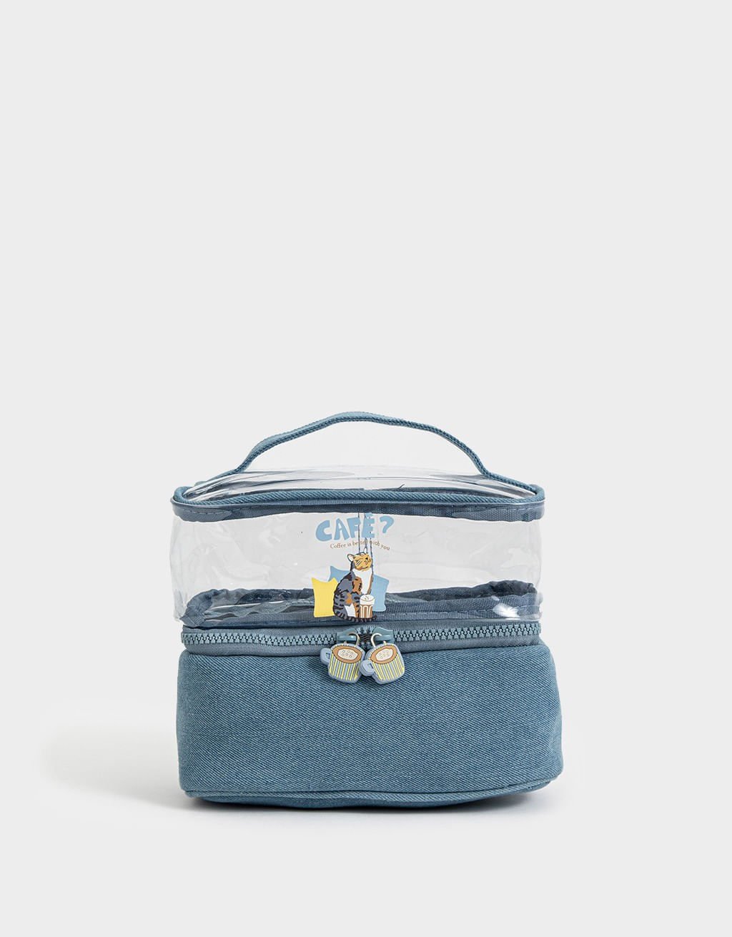 Necessaire com Divisórias Stitch Capybara