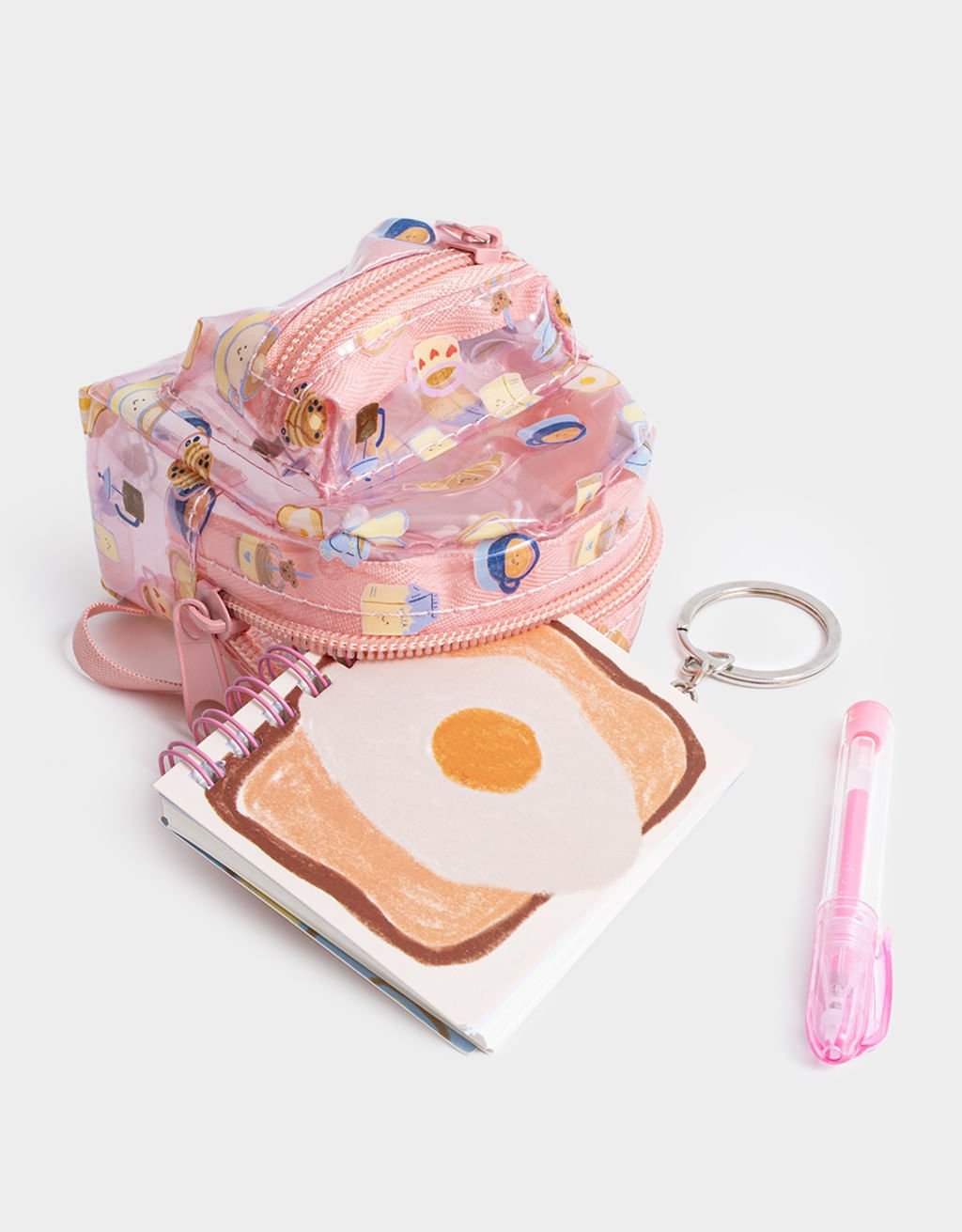 Kit Papelaria Mini Mochila Bed Brunch Club ÚNICO 2