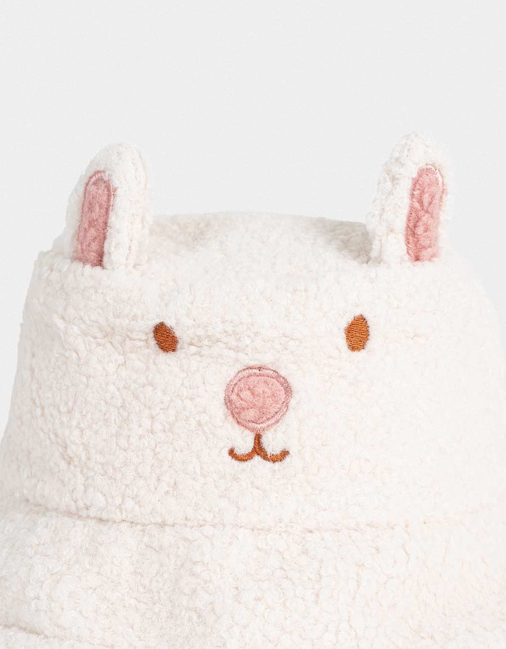 Bucket Infantil Com Orelhas de Coelhinho Dreams Branco 2