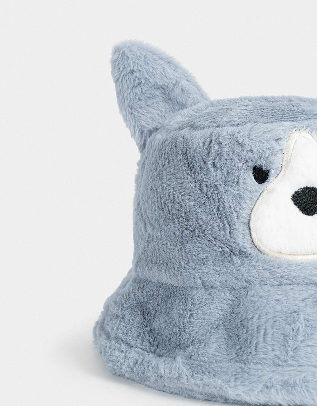Bucket Infantil Com Orelhas De Lobinho Dreams Cinza 2
