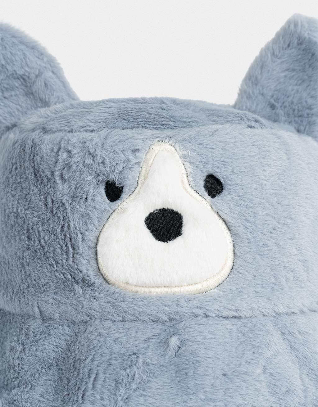 Bucket Infantil Com Orelhas De Lobinho Dreams Cinza 3