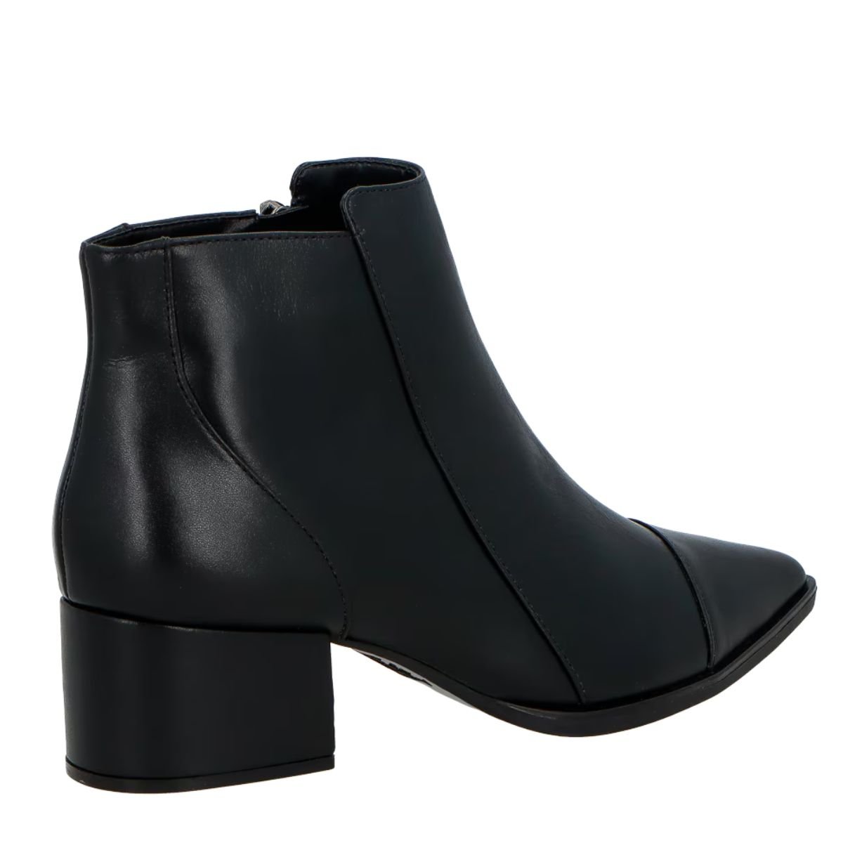 BOTA LUIZA BARCELOS CANO CURTO EM COURO Preto 6