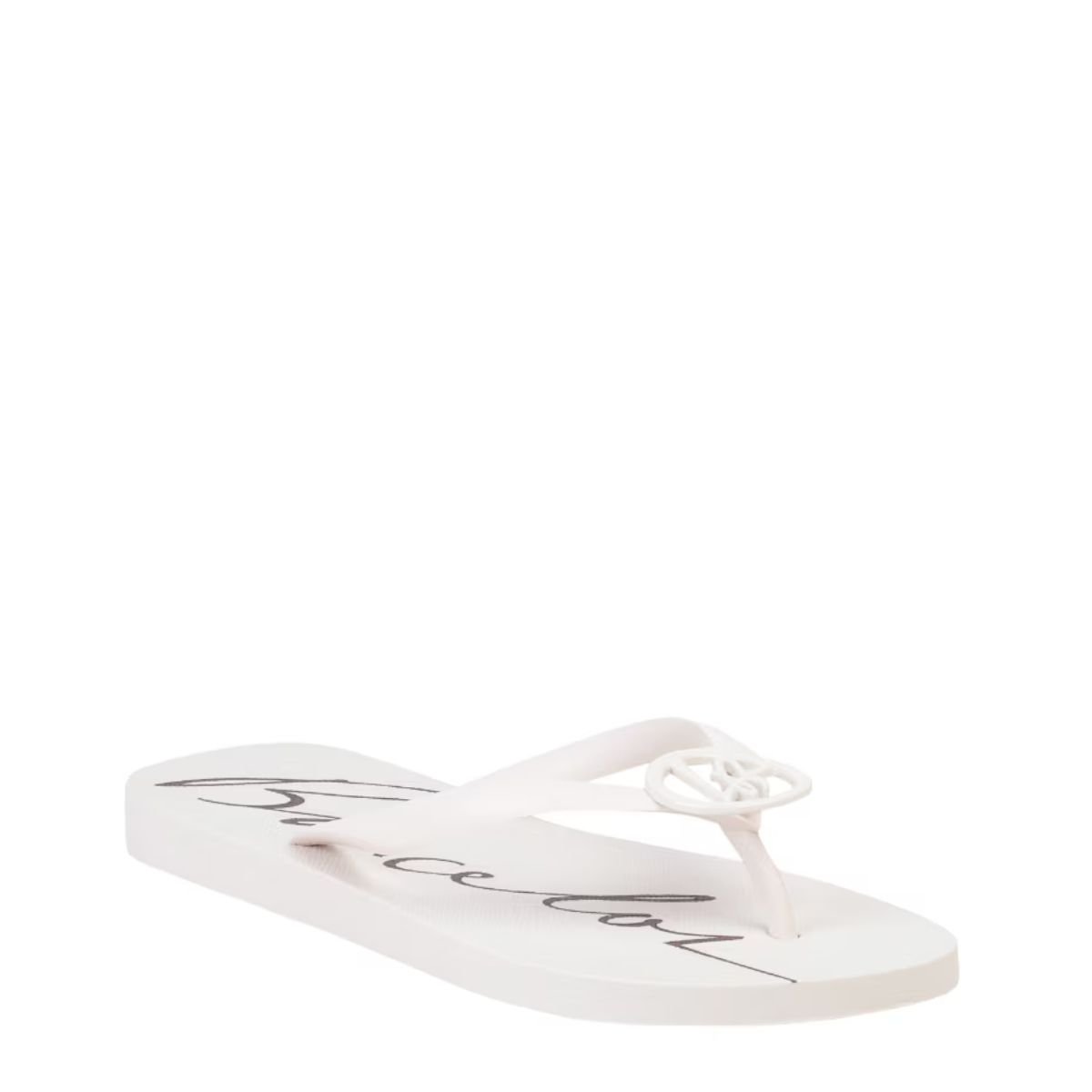 CHINELO LUIZA BARCELOS MAXI MONOGRAMA Branco 1
