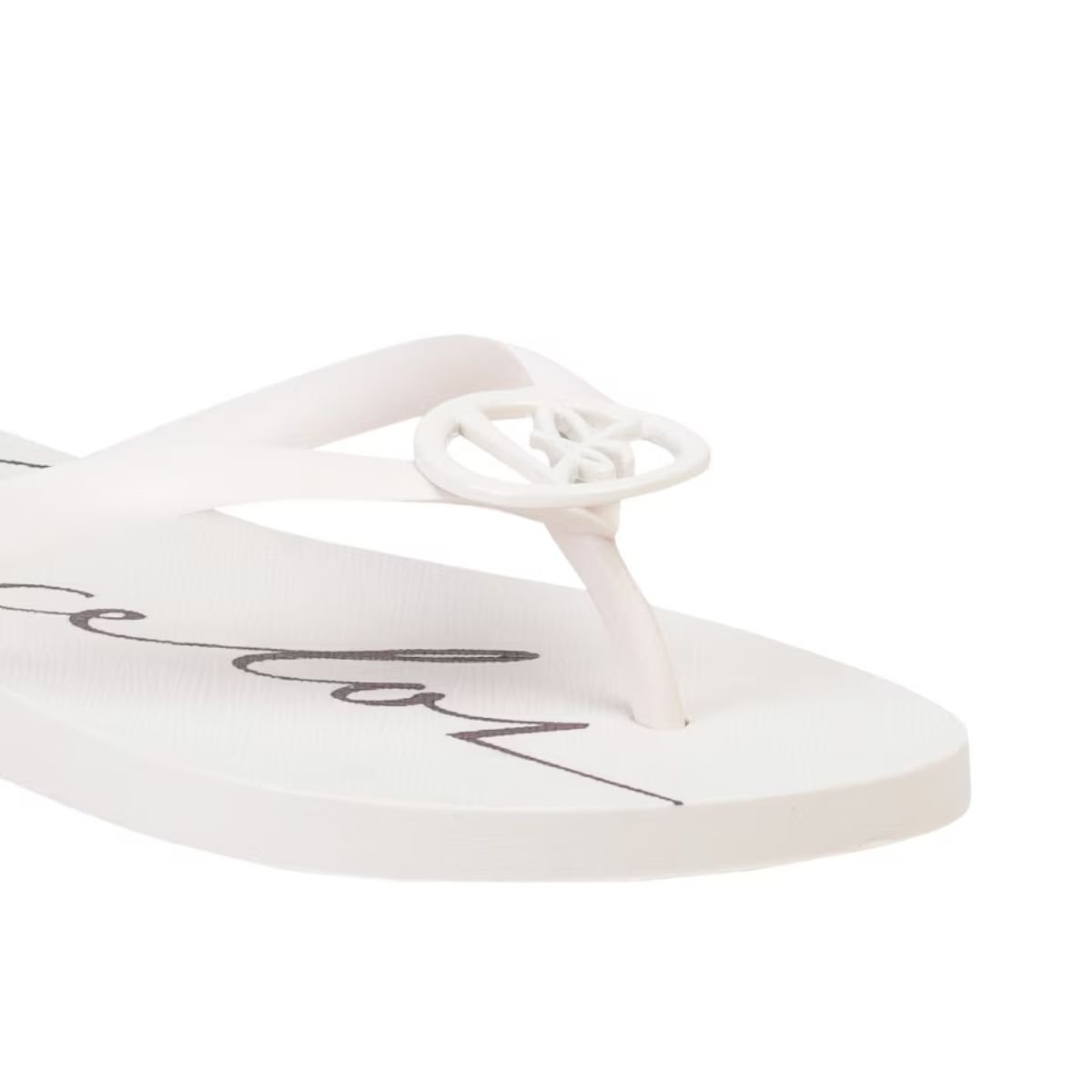 CHINELO LUIZA BARCELOS MAXI MONOGRAMA Branco 2