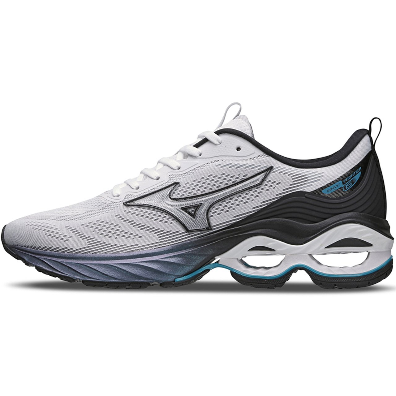 Tênis de Corrida Masculino Mizuno Wave Frontier 15 Branco 1