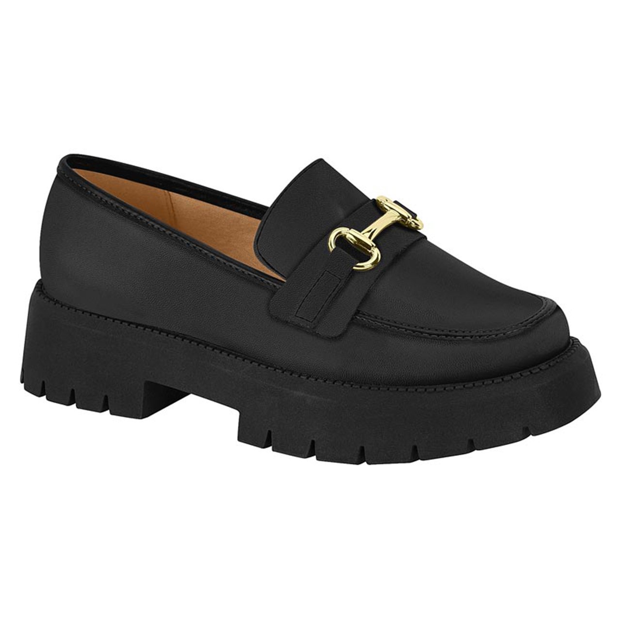 Sapato loafer vizzano feminino 1413.102 Preto 1