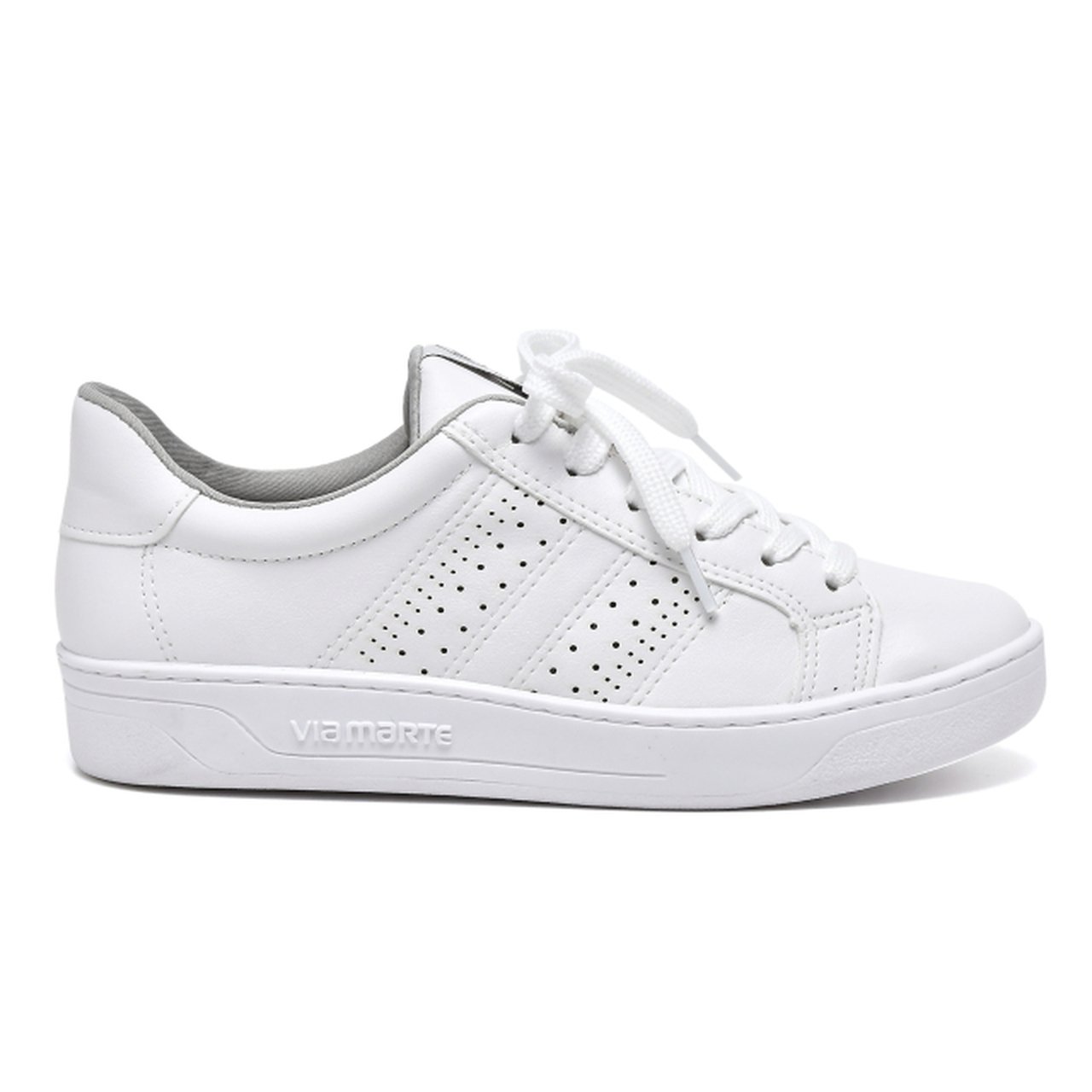 Tênis Via Marte Casual Feminino 23-13804 Branco 2