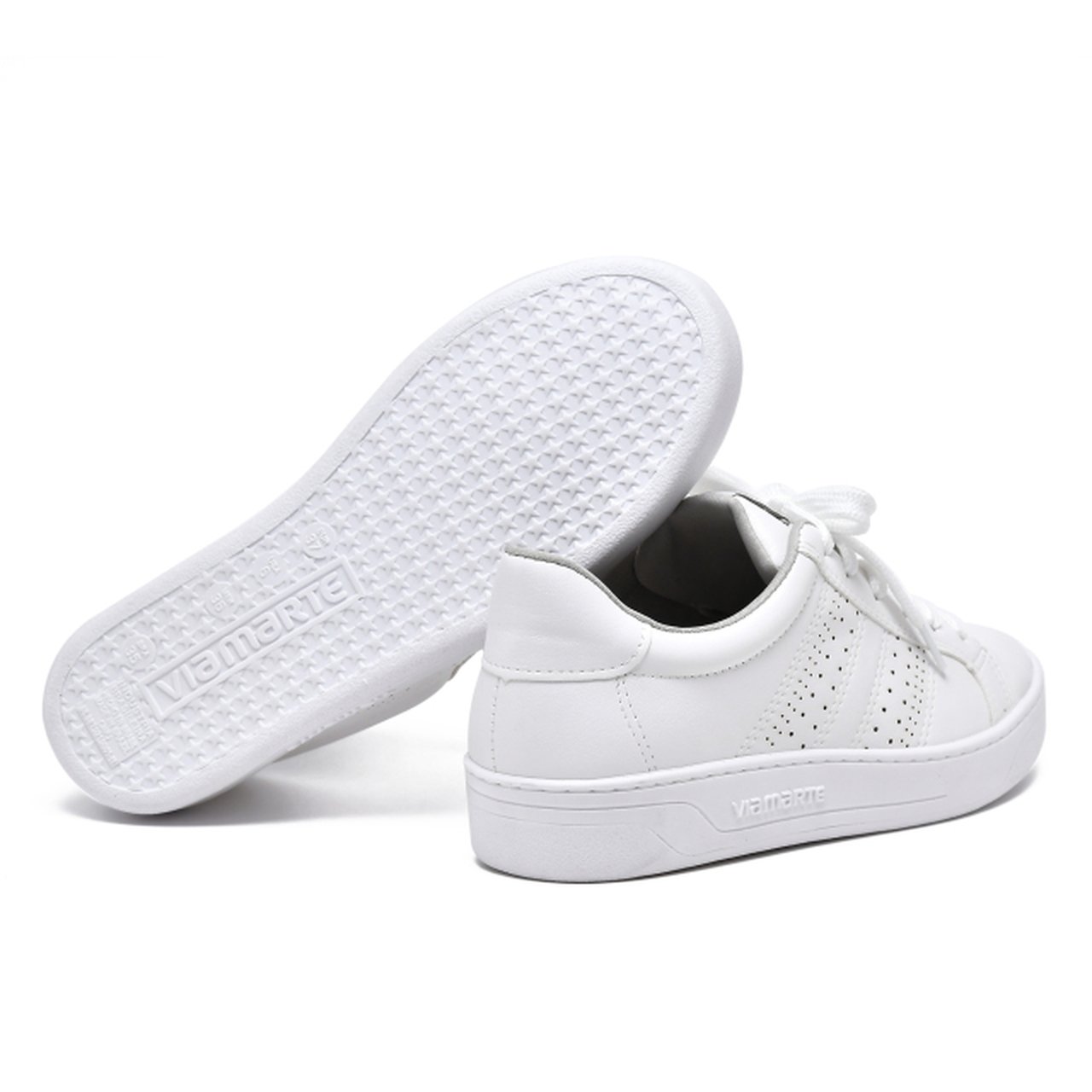 Tênis Via Marte Casual Feminino 23-13804 Branco 5