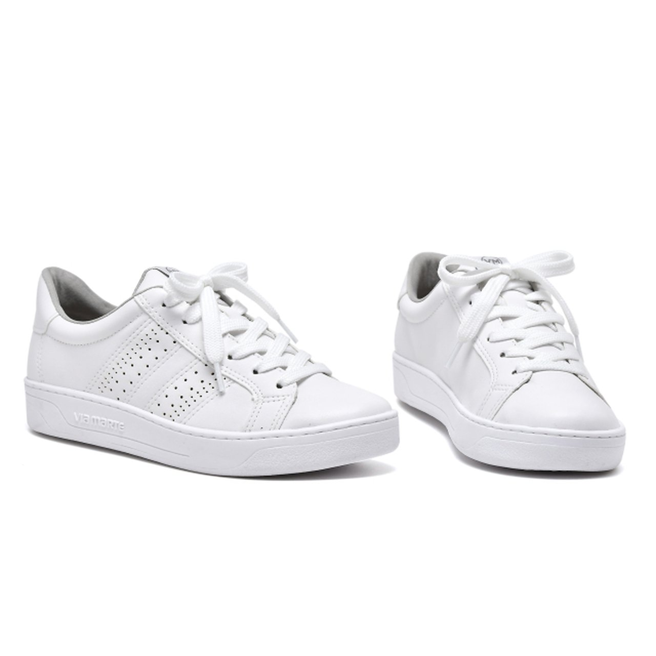 Tênis Via Marte Casual Feminino 23-13804 Branco 6