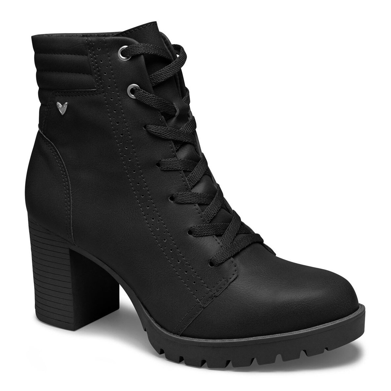 Bota Coturno Salto Mississipi Feminino MI872 Preto 1