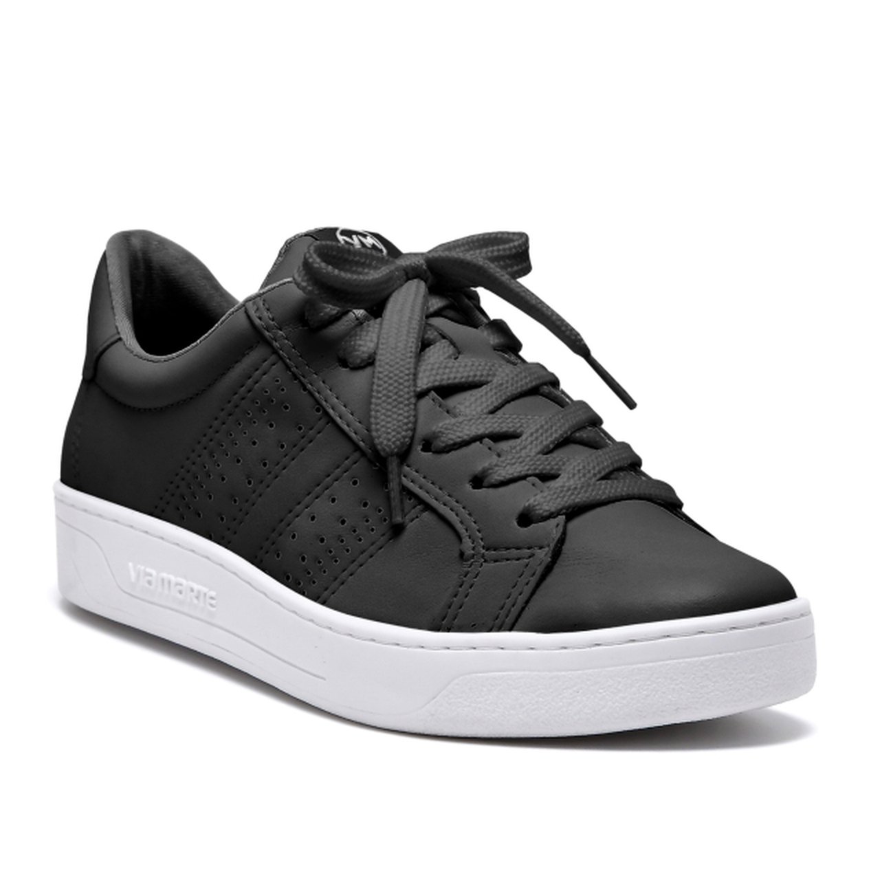 Tênis Via Marte Casual Feminino 23-13804 Preto 1