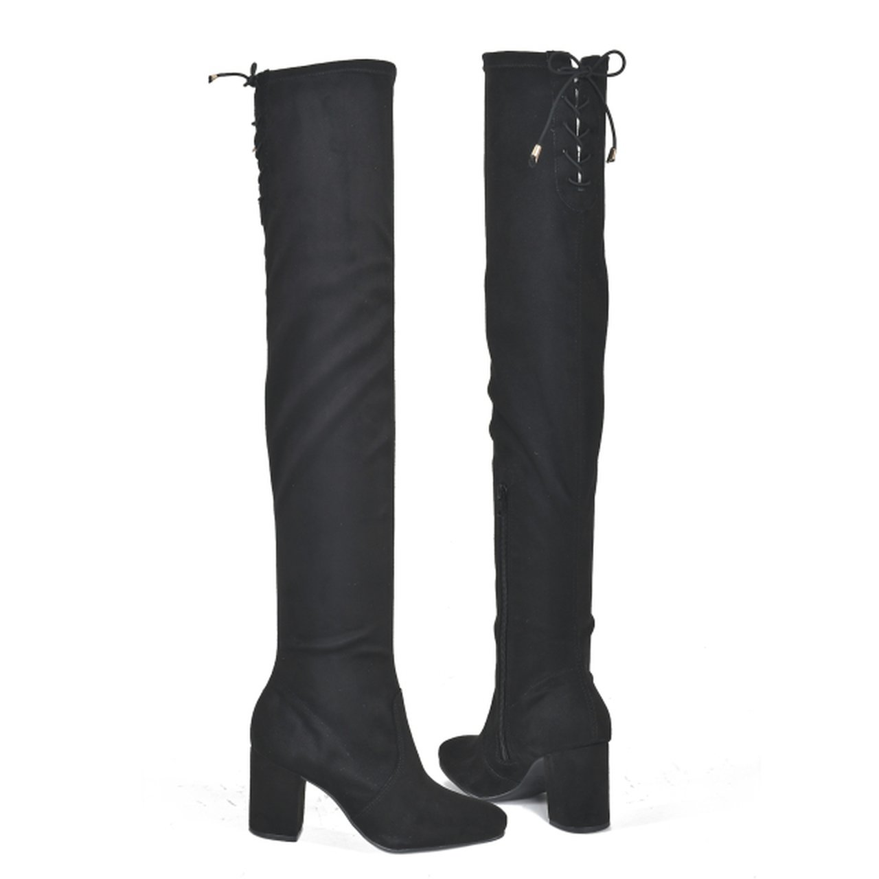 Bota over via marte feminina suede 23-2501 Preto
