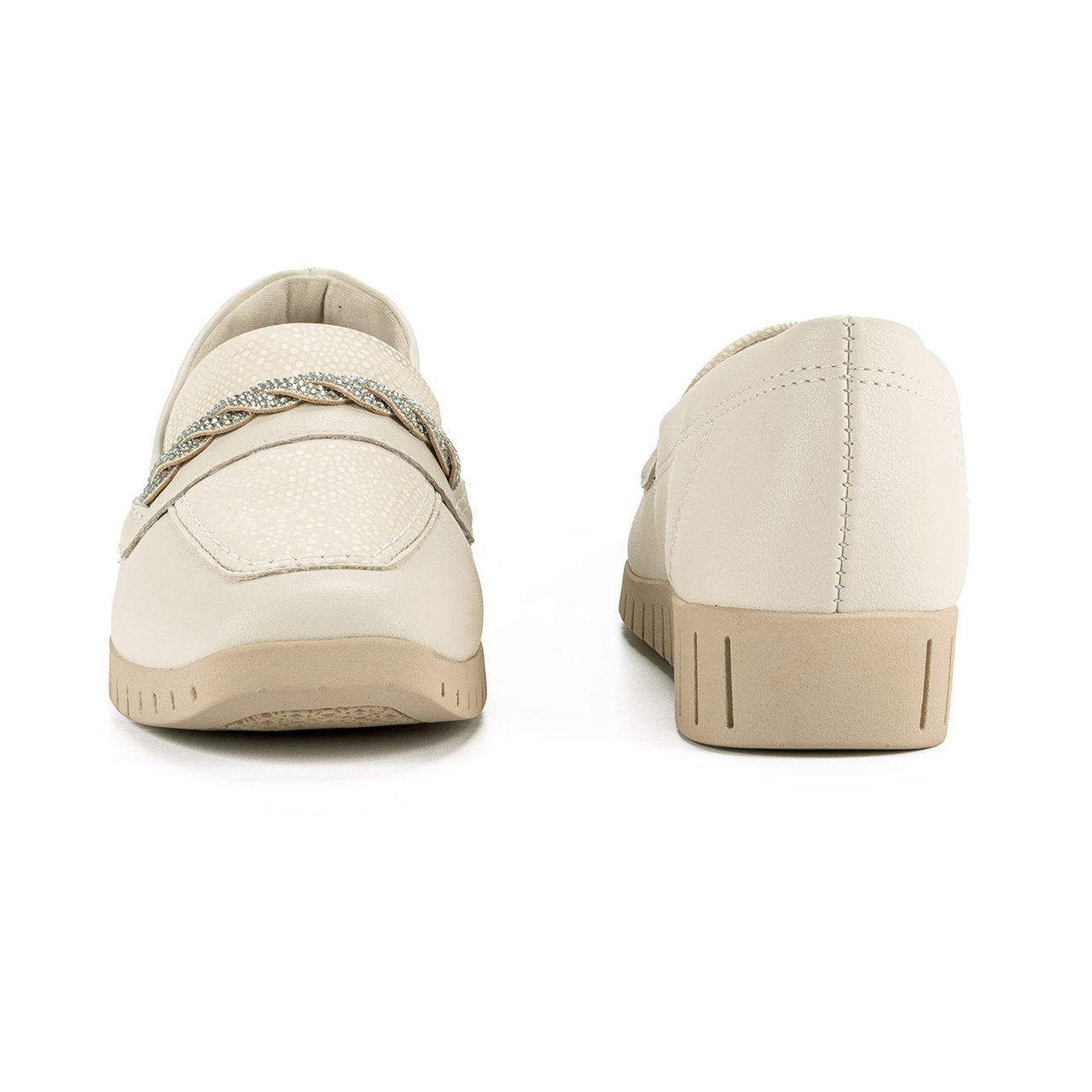 Sapato Campesí Loafer Feminino L9167 Bege 6