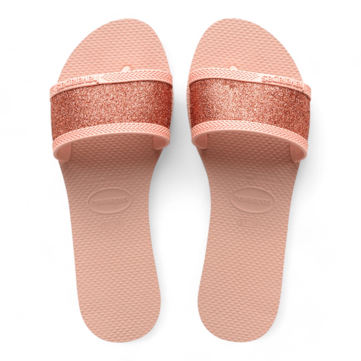 Rasteirinha Havaianas You Angra Glitter Rosa