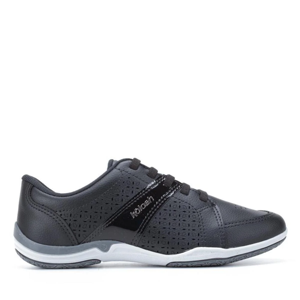 Tenis Feminino Kolosh Casual Sapatenis Conforto Calce Facil Preto 1