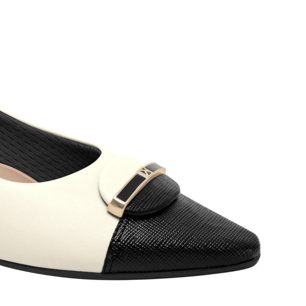 Sapato Feminino Confortavel Piccadilly Maxi Therapy Joanete Branco 2