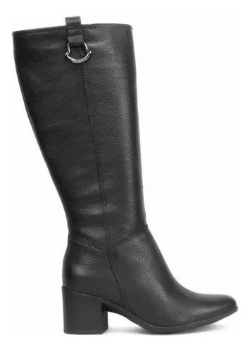 Bota Cano Alto Bottero Confortavel Burnish Preto 8