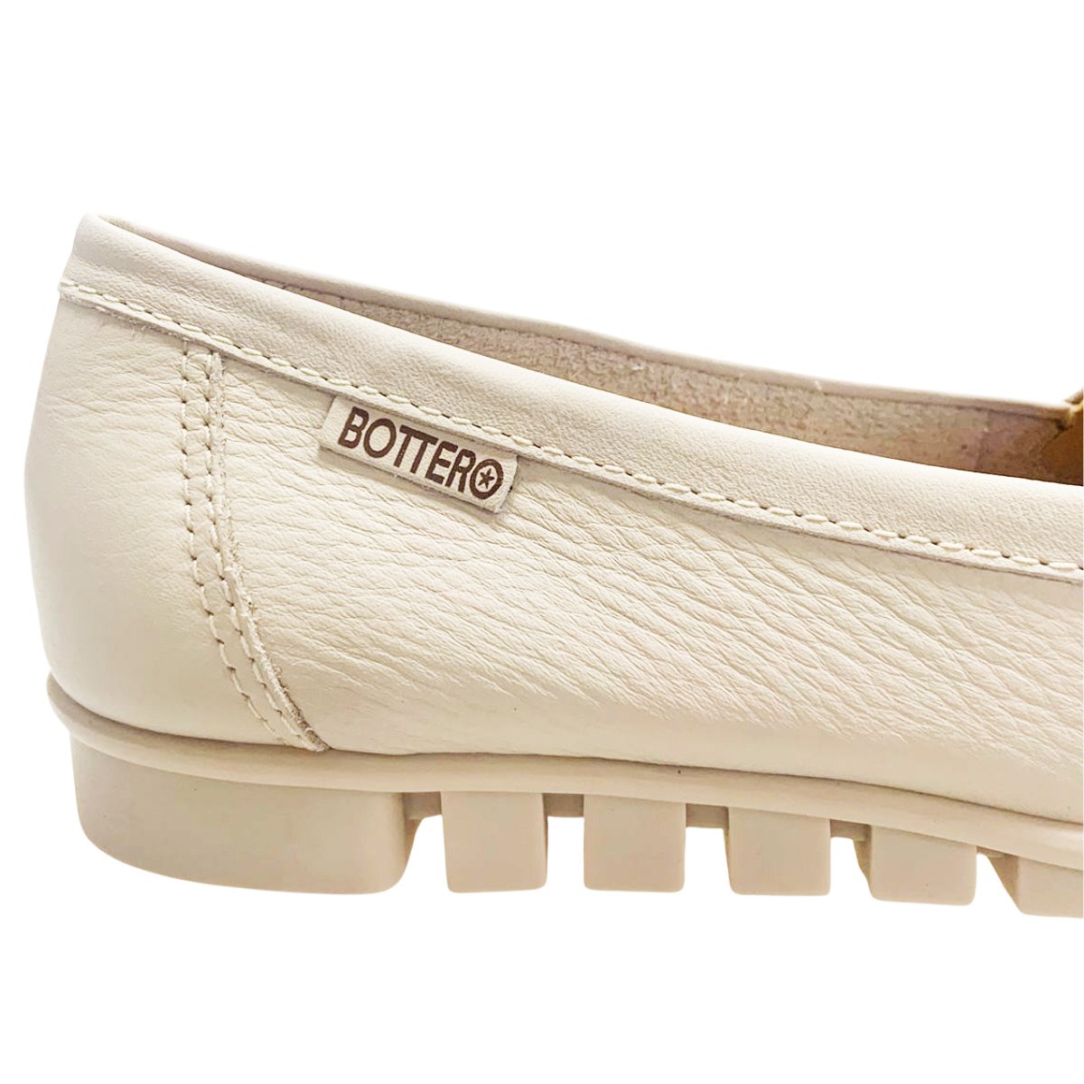 Bottero Mocassim Feminino Confortavel Premium  Branco 3